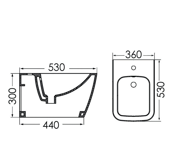 R2 - Suspended Bidet