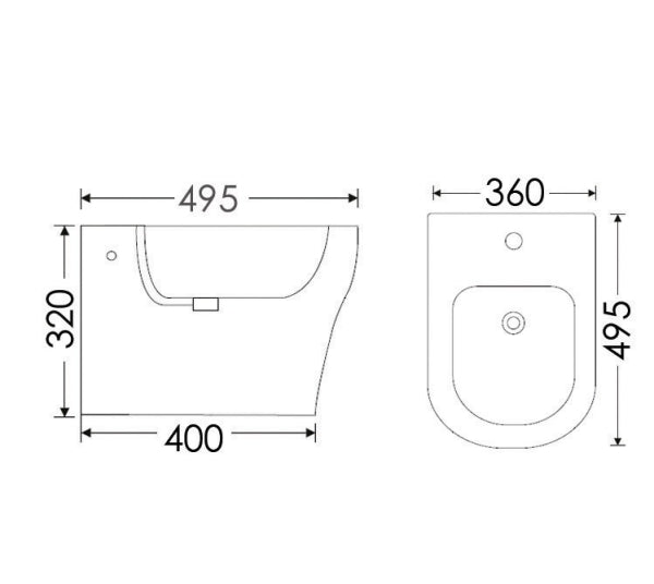 STYLE R Suspended Bidet