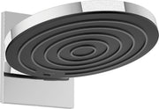 Pulsify S Overhead shower 260 2jet with wall connector