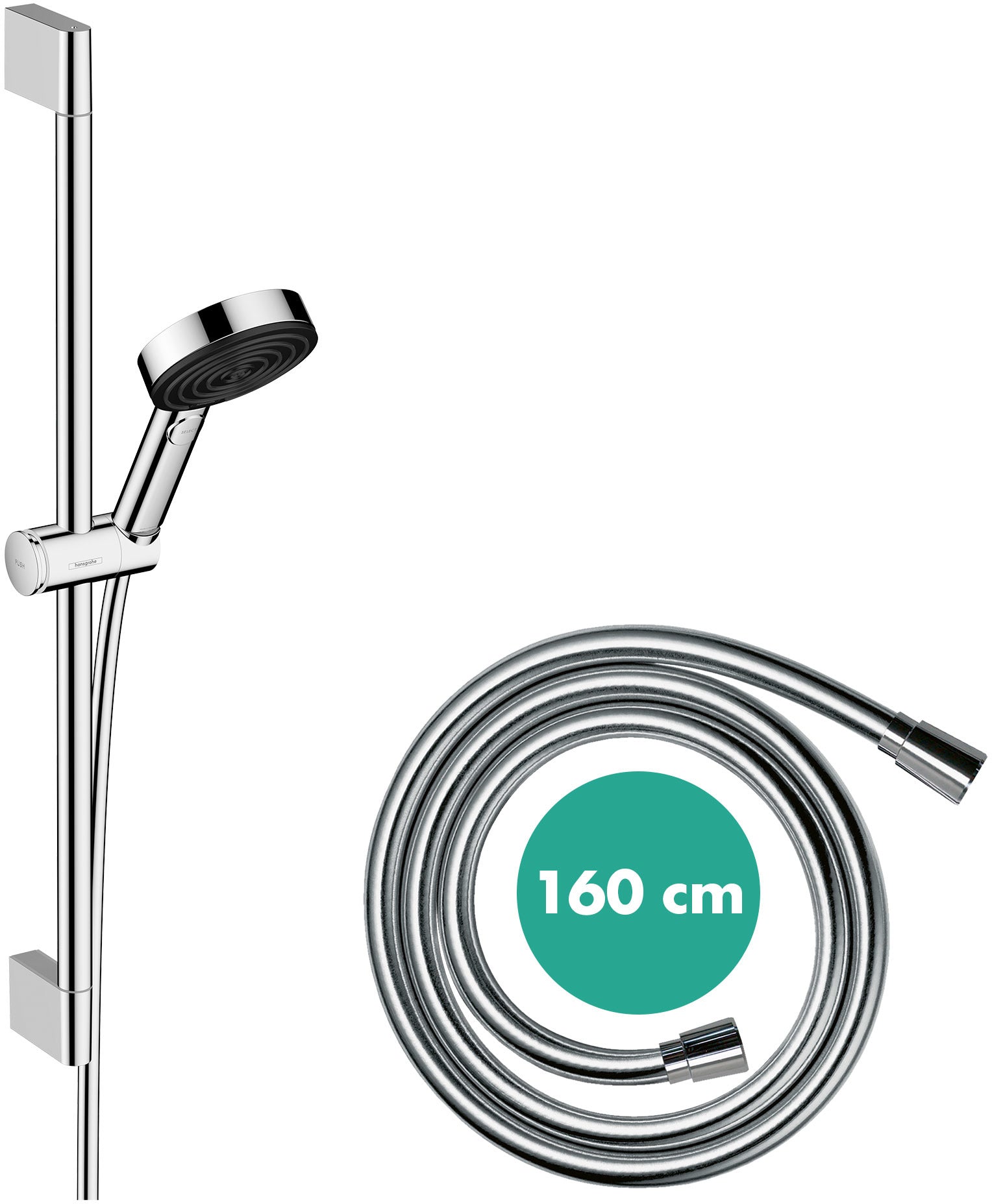 Pulsify Select S Shower set 105 3jet Relaxation EcoSmart with shower bar 65 cm