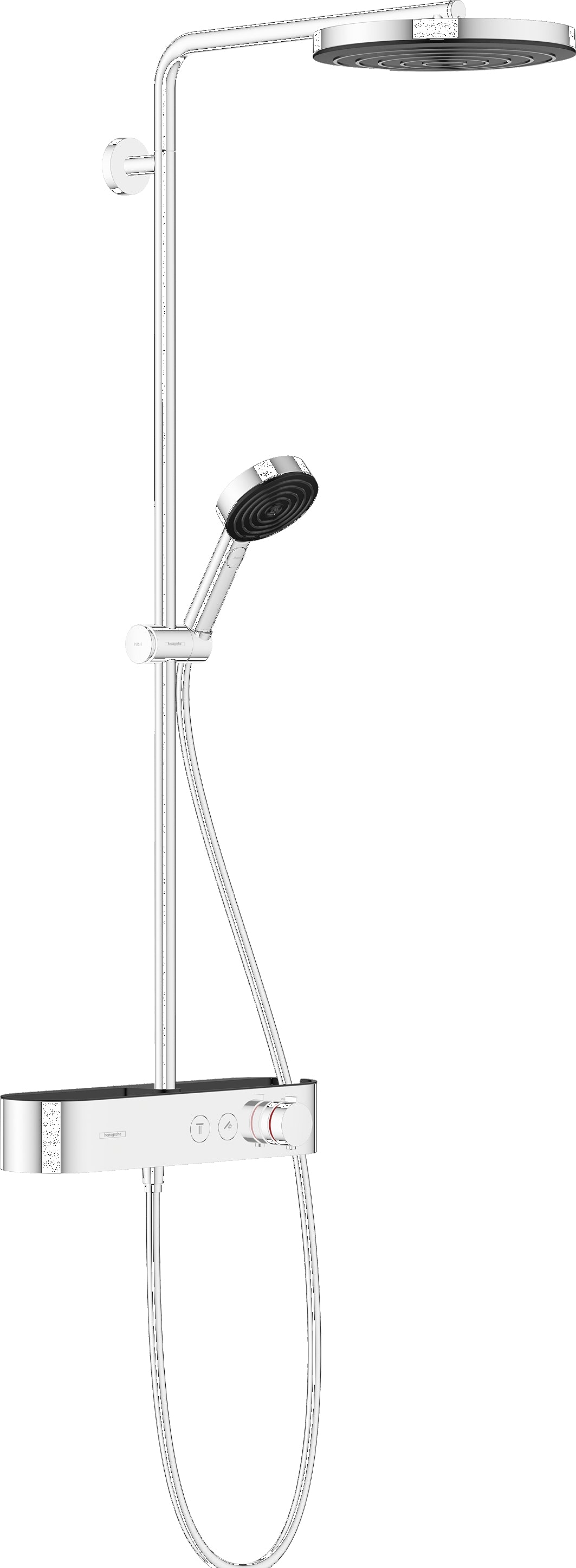 Pulsify S Showerpipe 260 1jet EcoSmart with ShowerTablet Select 400