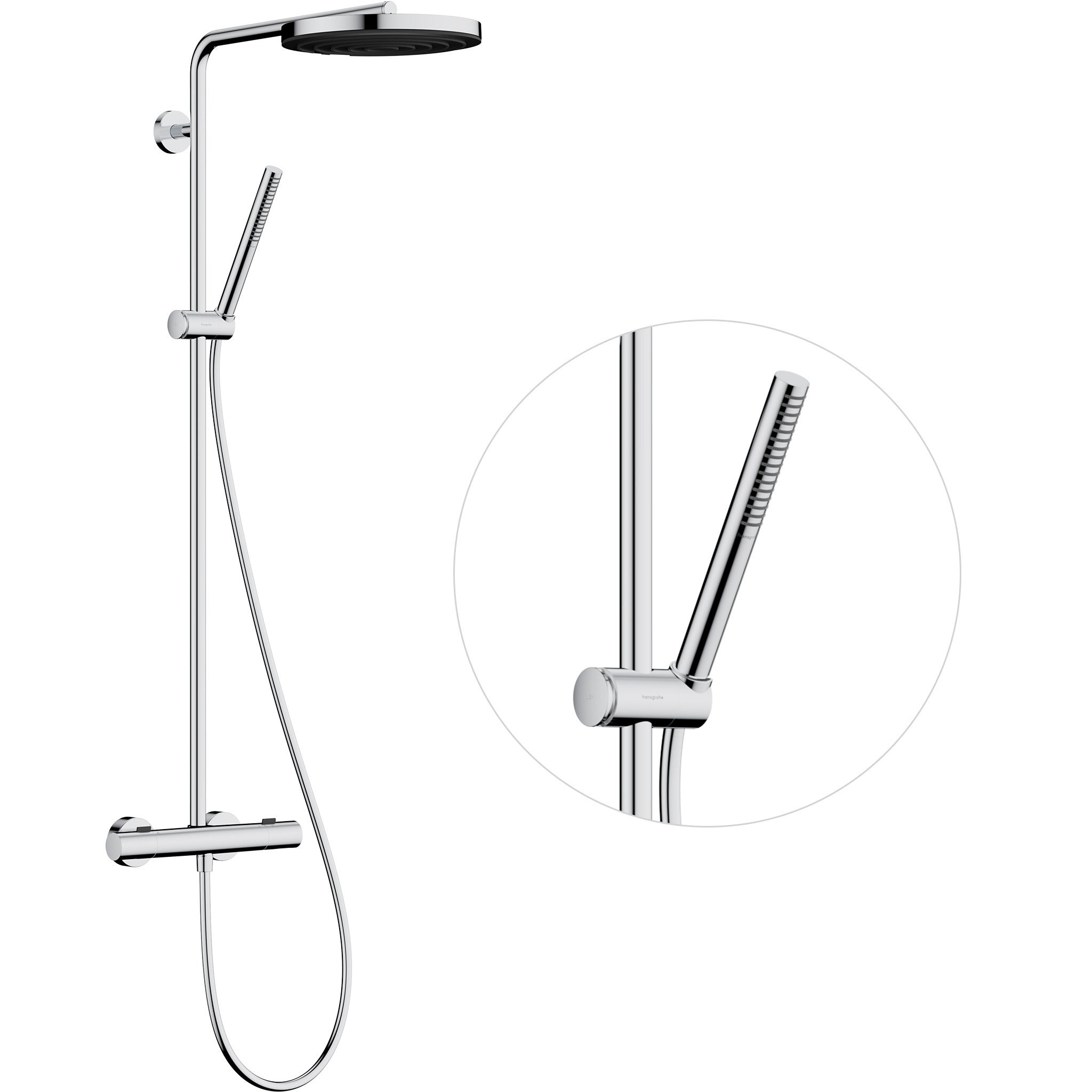 Pulsify S Puro Showerpipe 260 1jet EcoSmart with Ecostat Fine