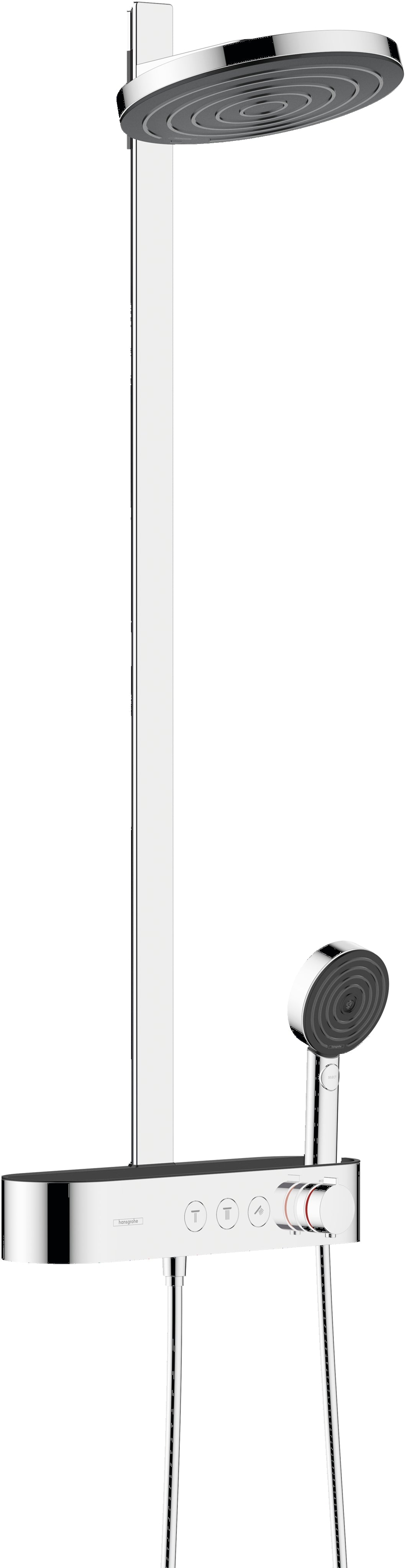 Pulsify S Showerpipe 260 2jet EcoSmart with ShowerTablet Select 400