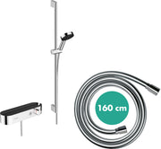 Pulsify Select S Shower system 105 3jet Relaxation with ShowerTablet 400, shower bar 90 cm, slider and shower hose