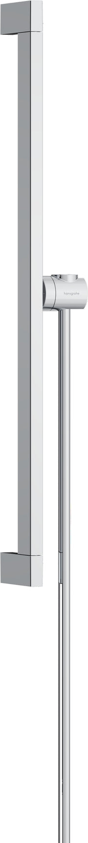 Unica Shower bar E Puro 65 cm with easy slide hand shower holder and Isiflex shower hose 160 cm