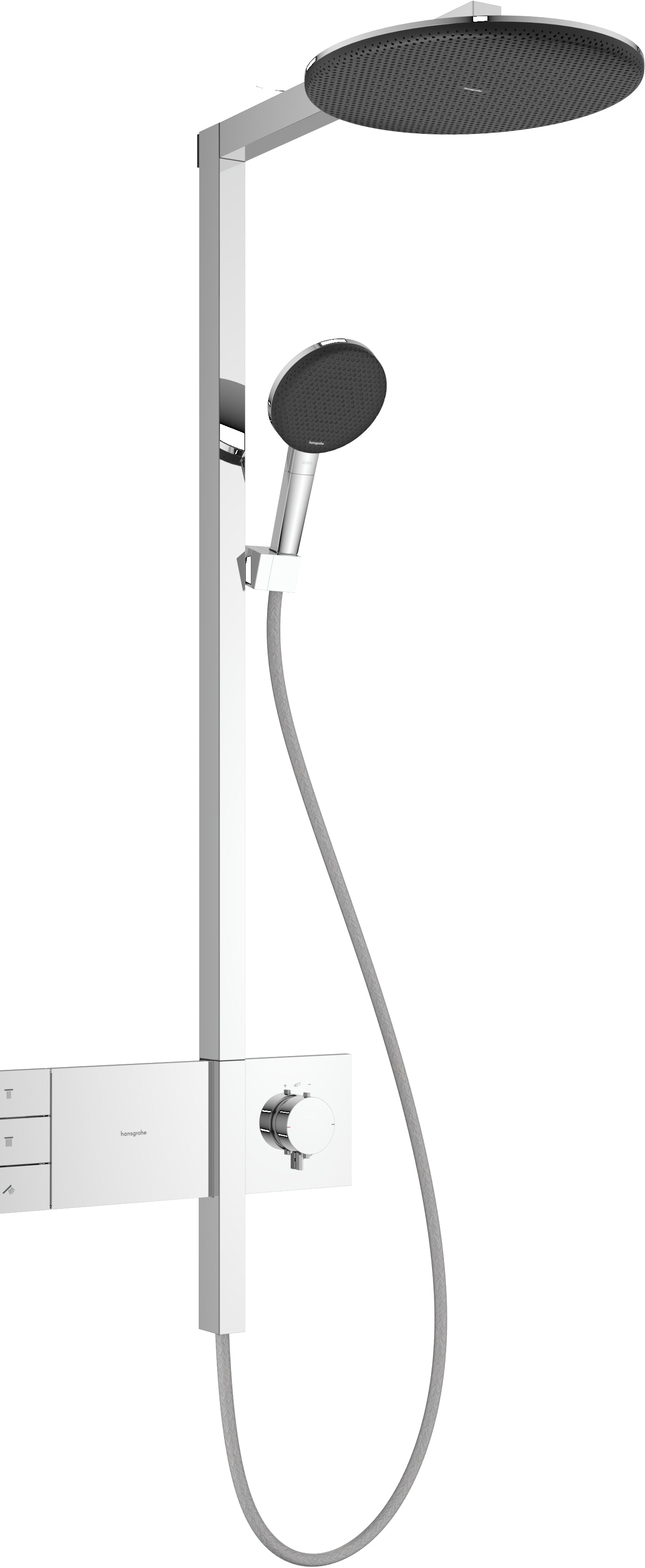 Raindance Alive S Showerpipe 300 2jet with ShowerSelect Comfort thermostat for concealed installation