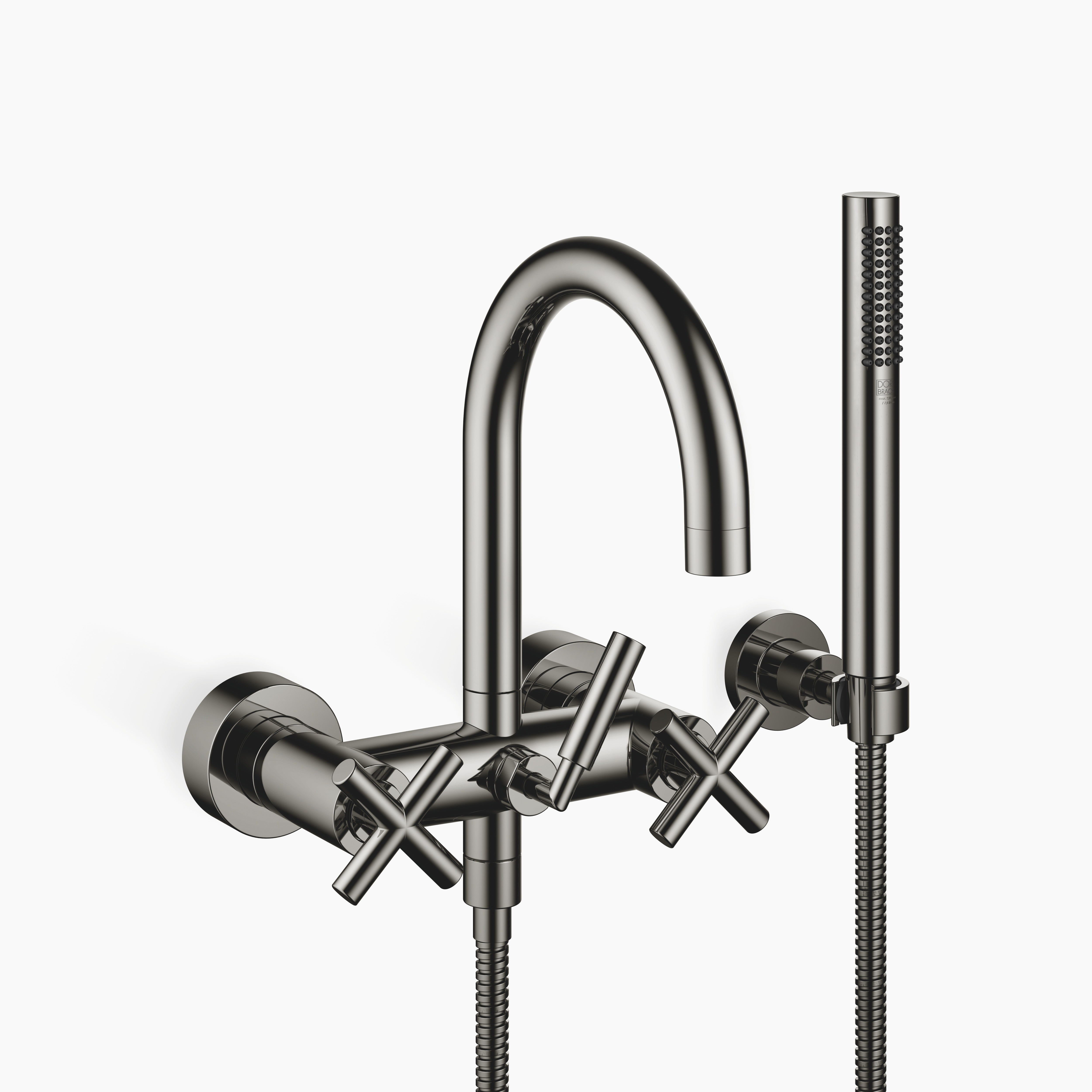 Tara Bath Mixer For Wall Mounting With Hand Shower Set Chrome II
