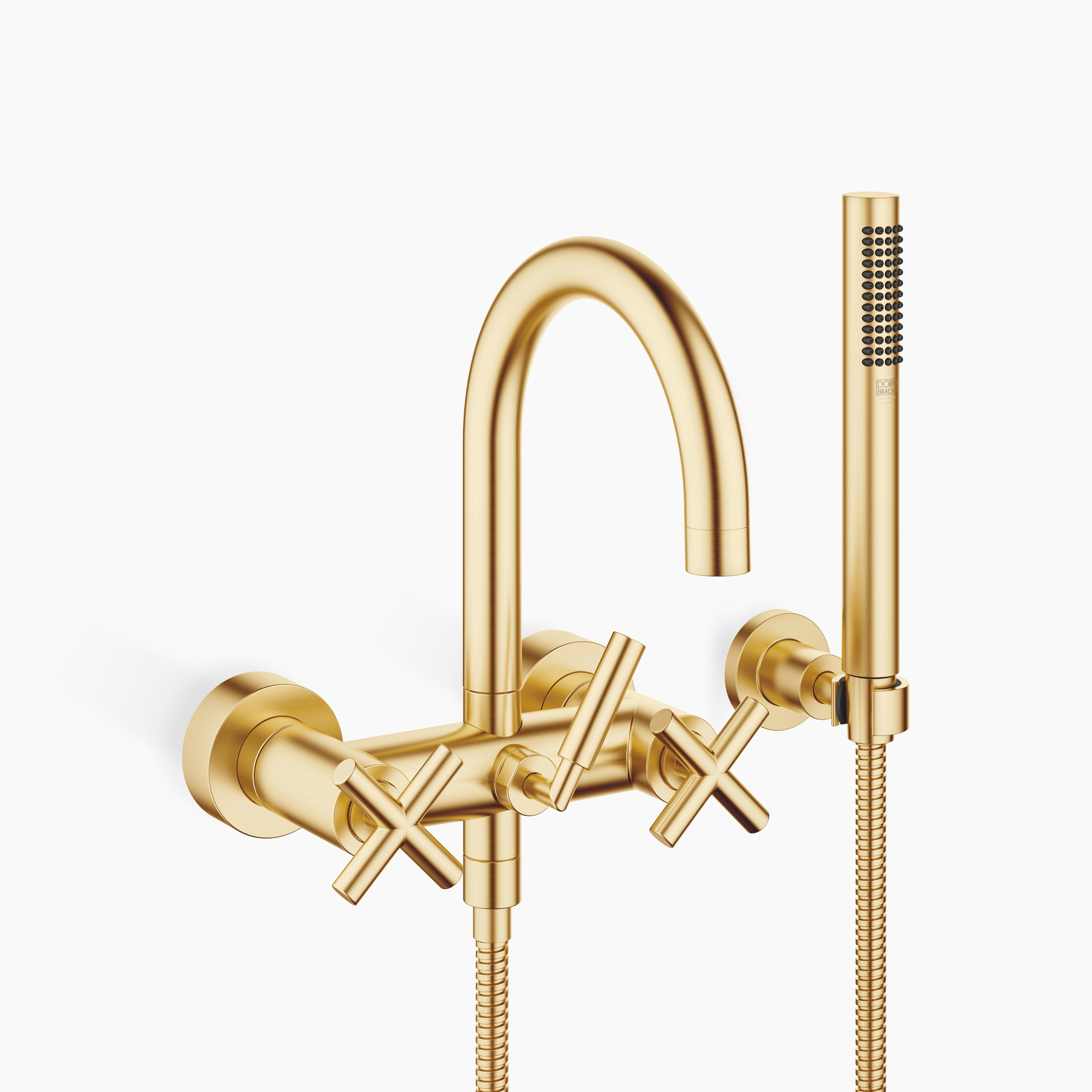 Tara Bath Mixer For Wall Mounting With Hand Shower Set Chrome II