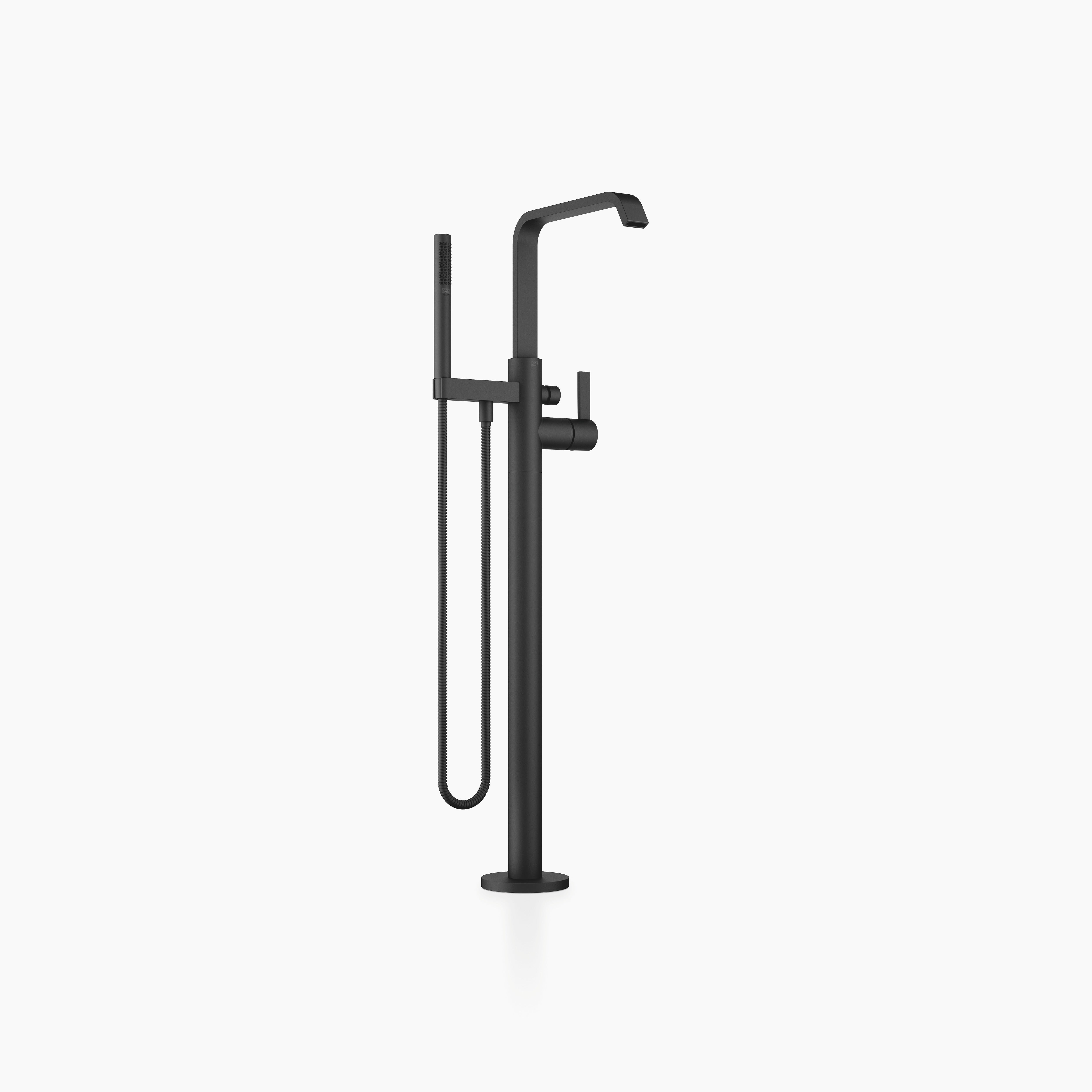 Imo Single Lever Bath Mixer With Stand Pipe For Free Standing Assembly With Hand Shower Set Chrome