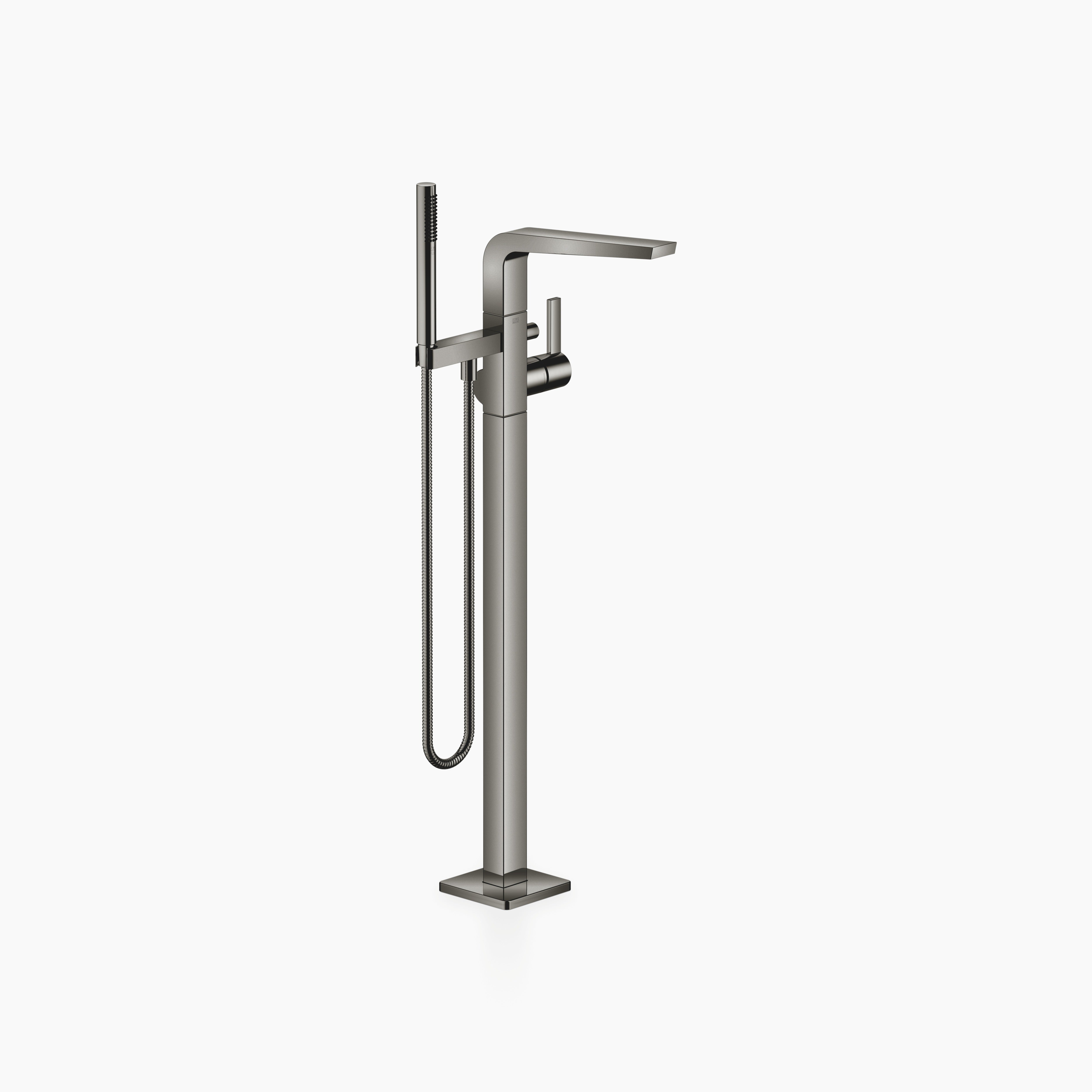 Cl 1 Single Lever Bath Mixer With Stand Pipe For Free Standing Assembly With Hand Shower Set Chrome