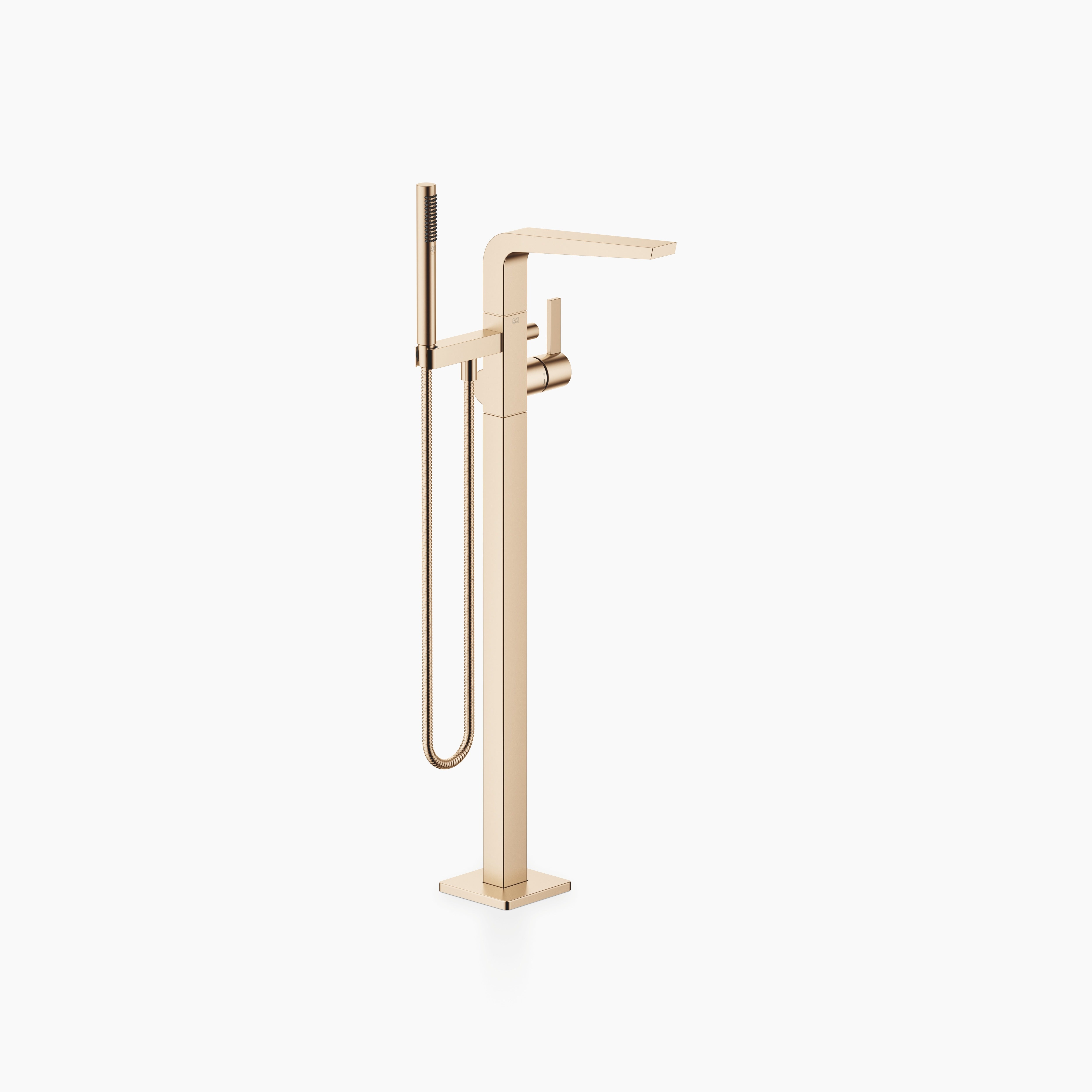 Cl 1 Single Lever Bath Mixer With Stand Pipe For Free Standing Assembly With Hand Shower Set Chrome