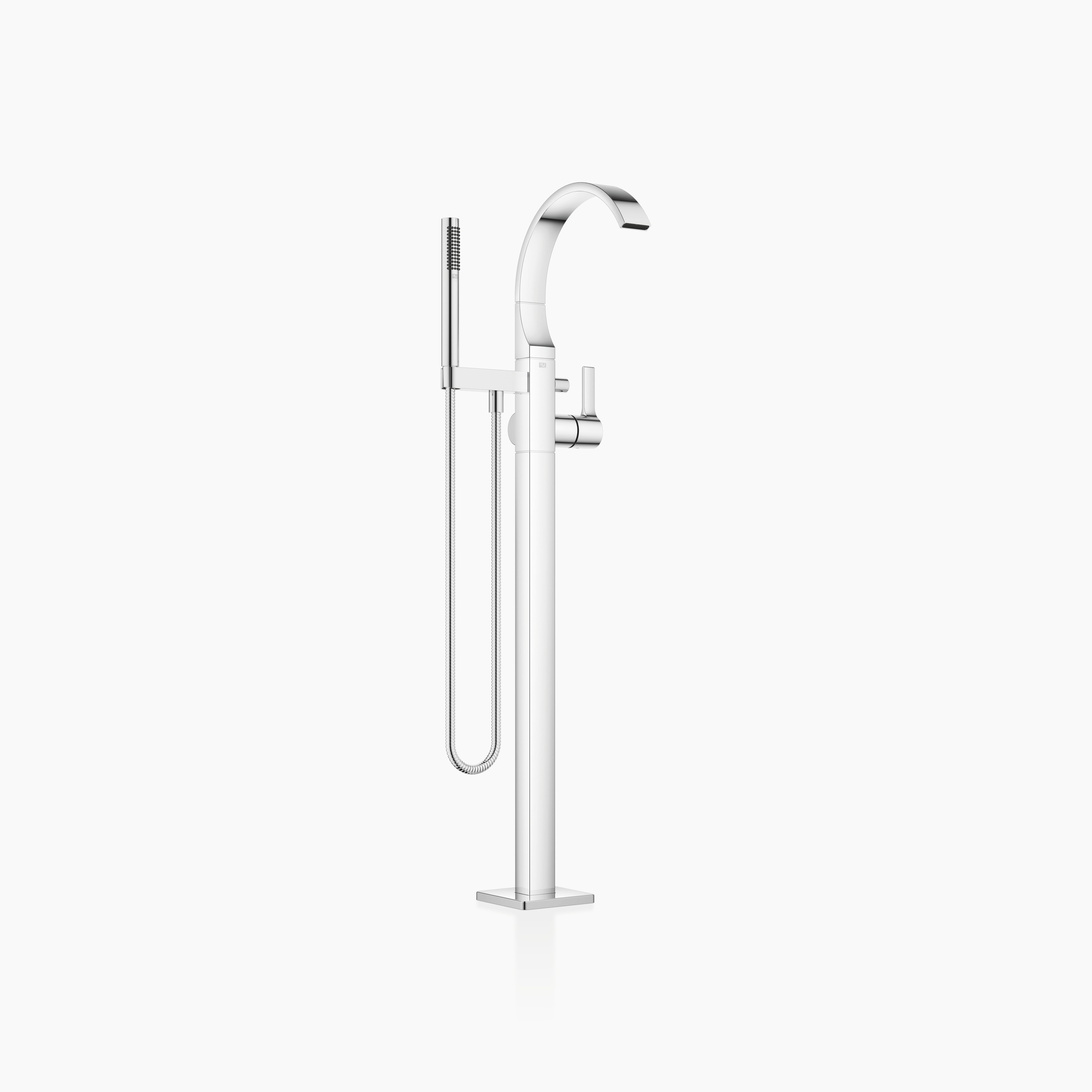Cyo Single Lever Bath Mixer With Stand Pipe For Free Standing Assembly With Hand Shower Set Chrome