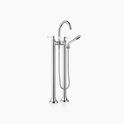 Vaia Two Hole Bath Mixer For Free Standing Assembly With Hand Shower Set Chrome II