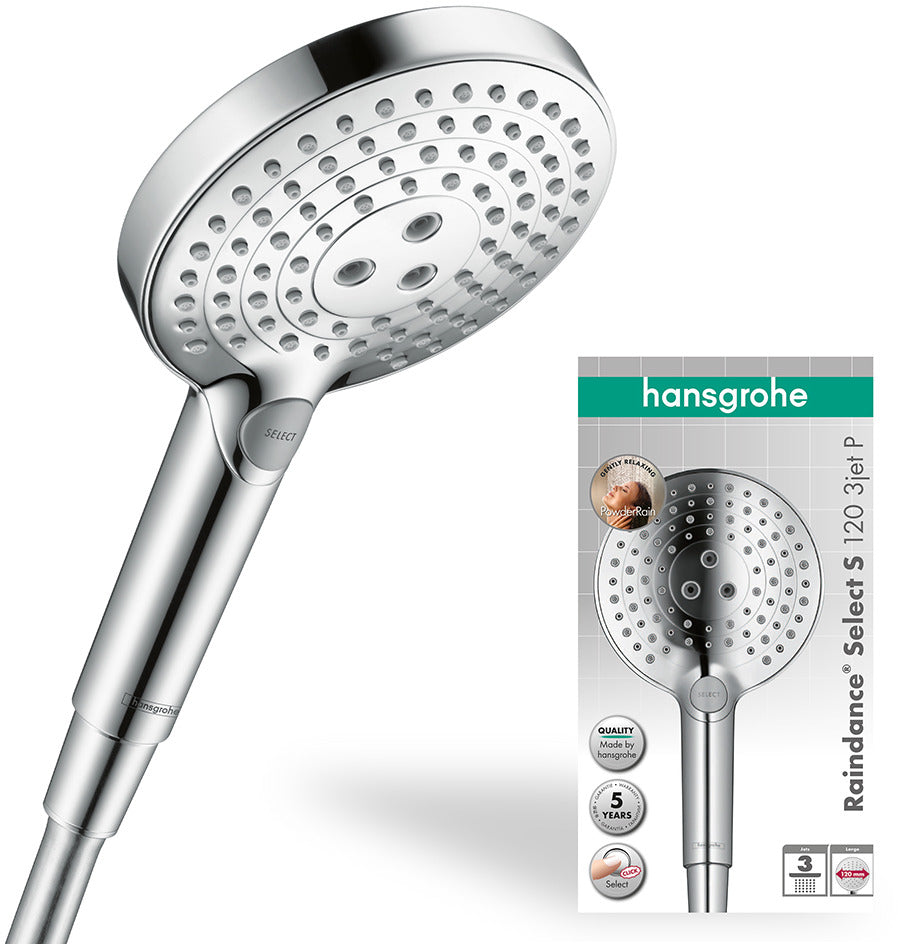 Raindance Select S Hand shower 120 3jet PowderRain