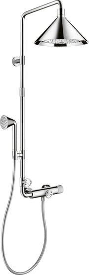 AXOR Showers/Front Showerpipe with thermostatic mixer and 2jet overhead shower 240