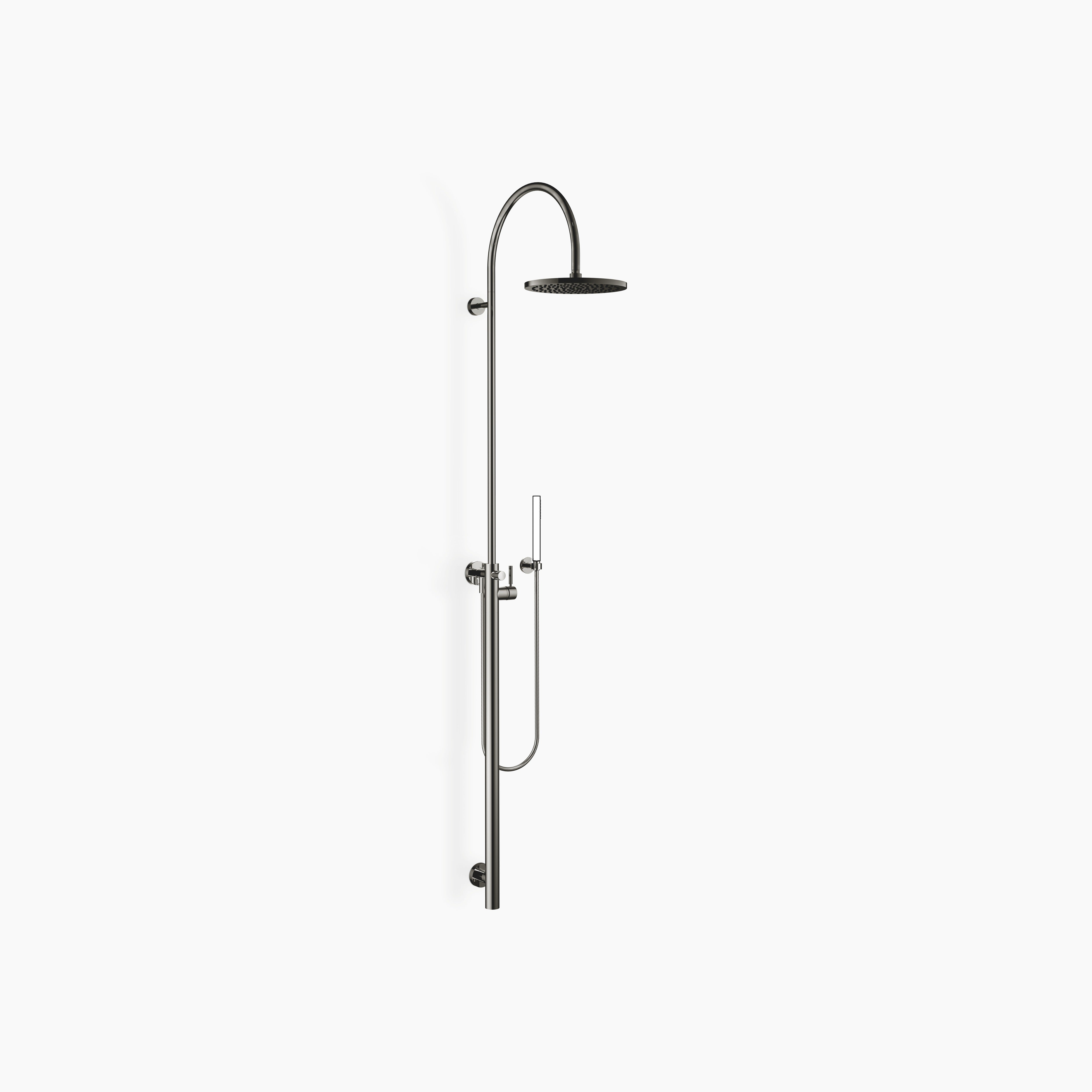 Shower System With Single Lever Shower Mixer Without Hand Shower Chrome