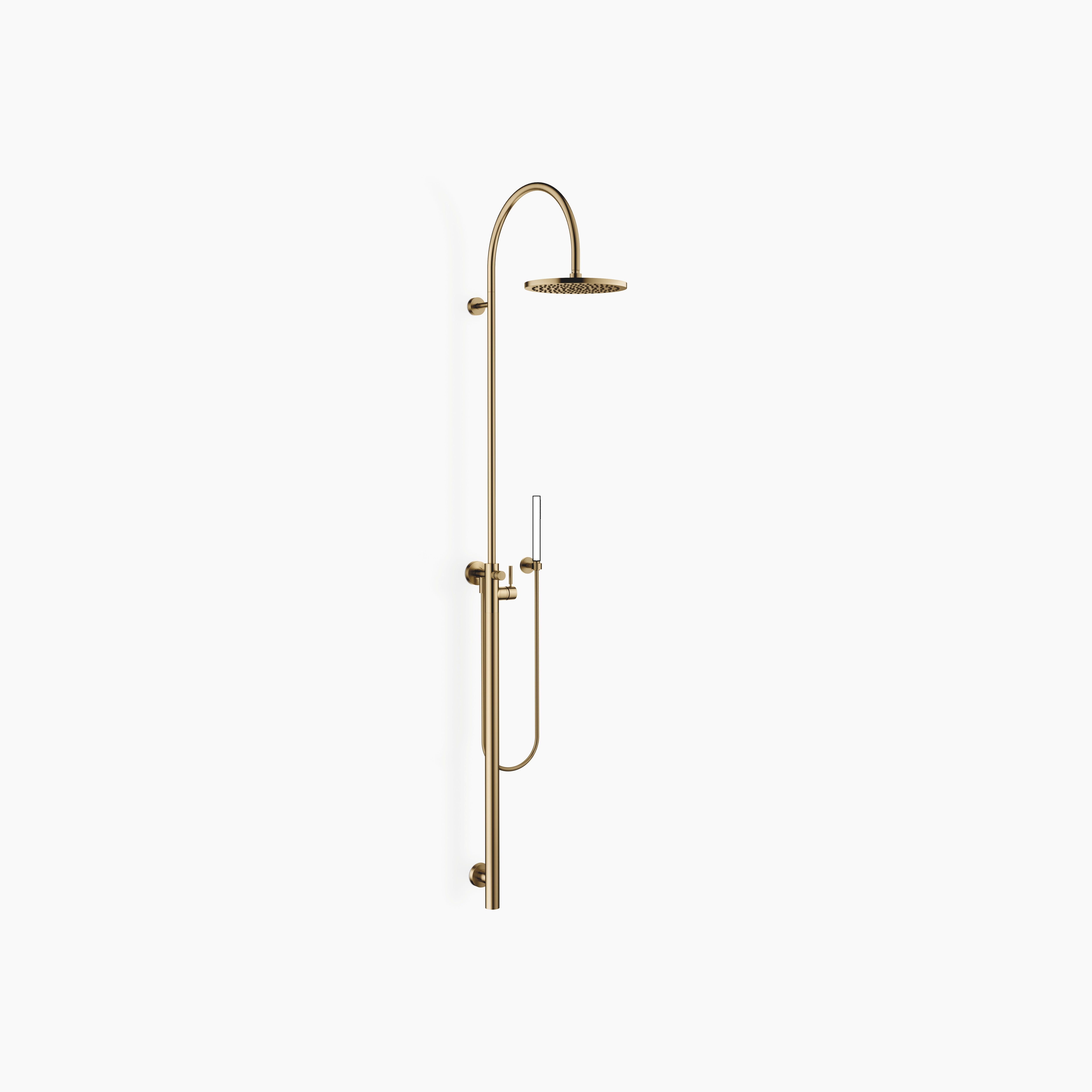 Shower System With Single Lever Shower Mixer Without Hand Shower Chrome