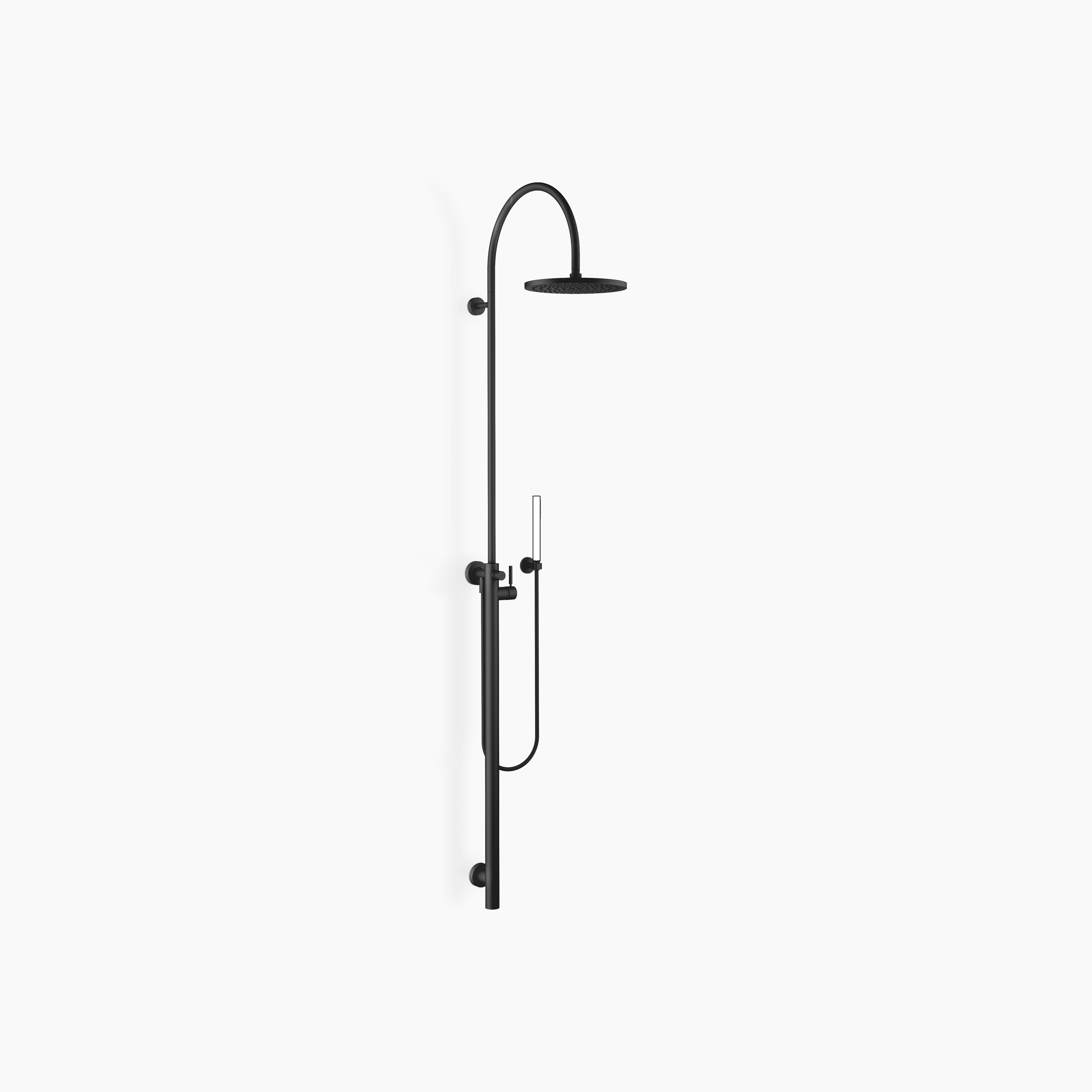 Shower System With Single Lever Shower Mixer Without Hand Shower Flowreduce Chrome