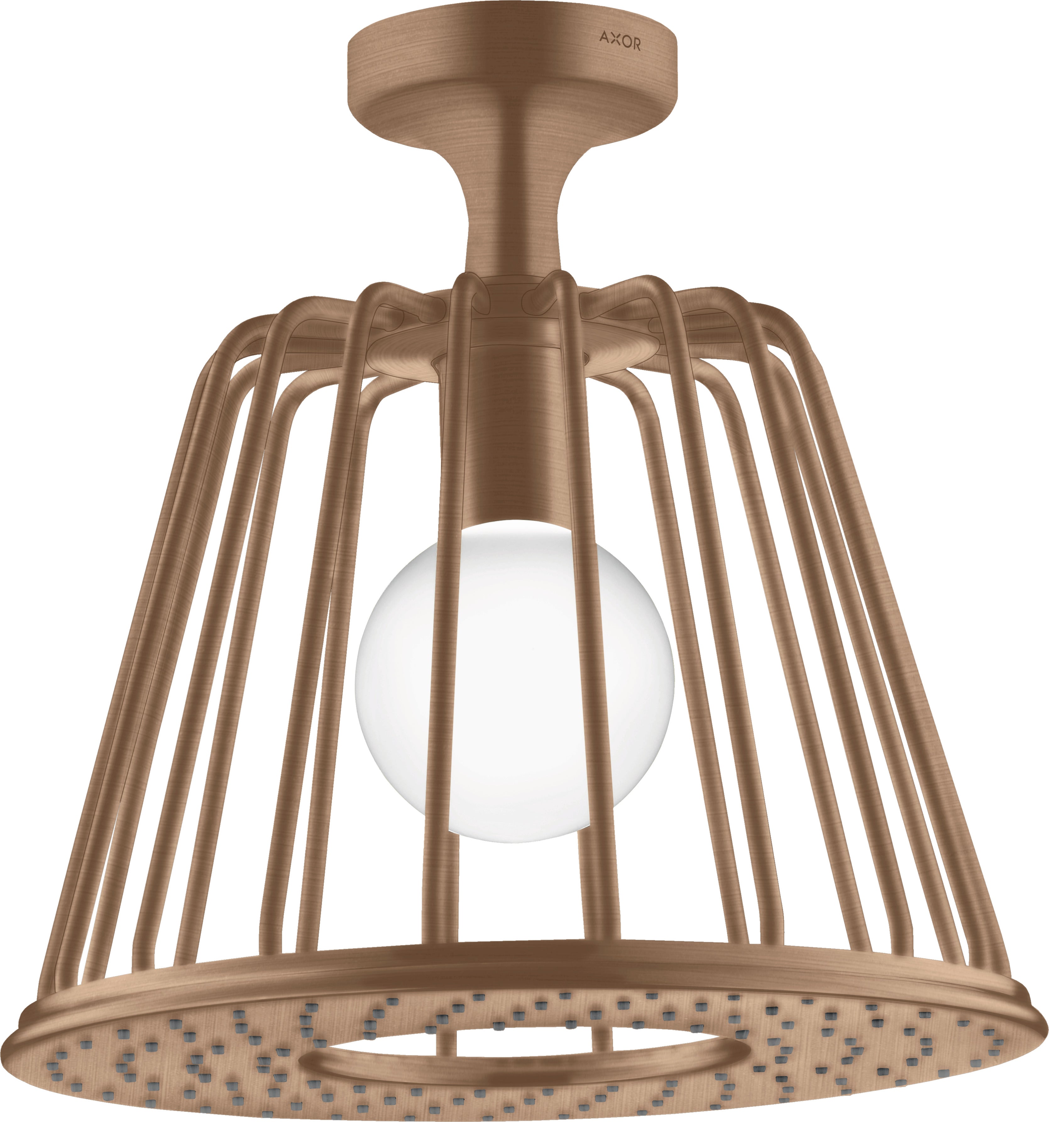AXOR LampShower/Nendo LampShower 275 1jet with ceiling connector