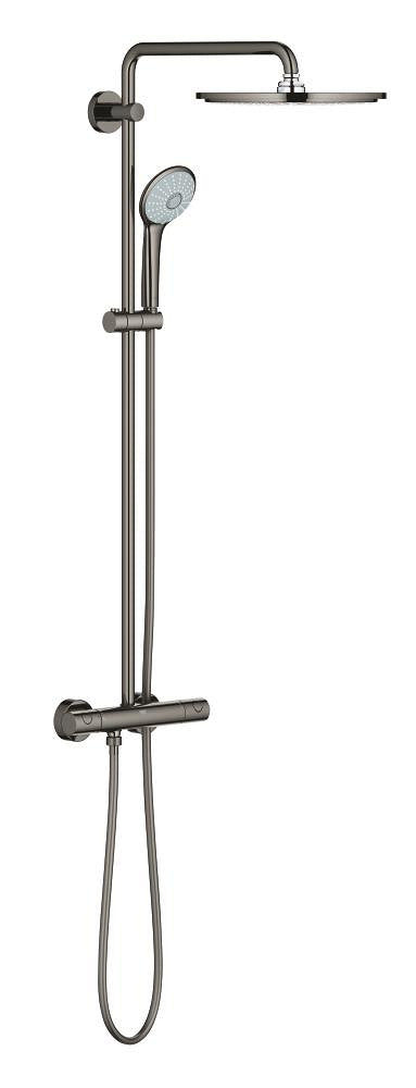 Euphoria System 310 Shower system with thermostatic mixer for wall mounting
