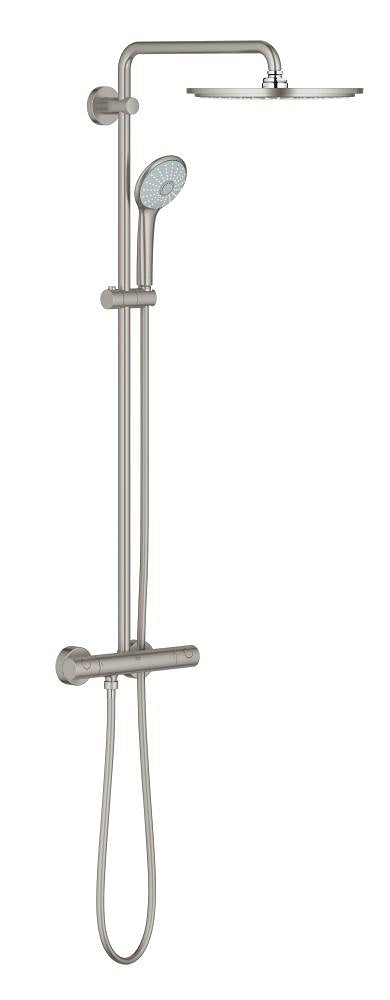 Euphoria System 310 Shower system with thermostatic mixer for wall mounting