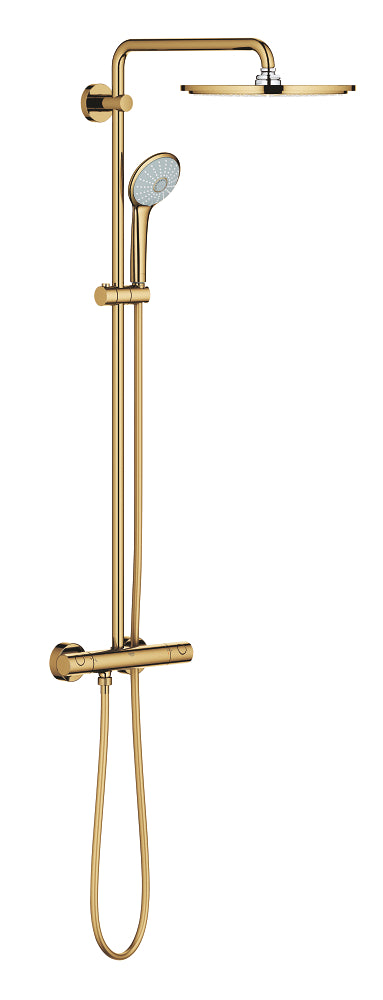 Euphoria System 310 Shower system with thermostatic mixer for wall mounting