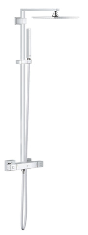 Euphoria Cube System 230 Shower system with thermostatic mixer for wall mounting