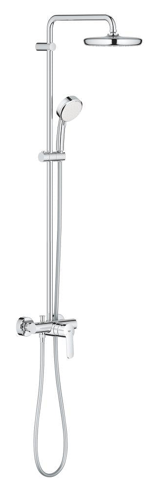 Tempesta Cosmopolitan System 210 Shower system with single lever for wall mounting