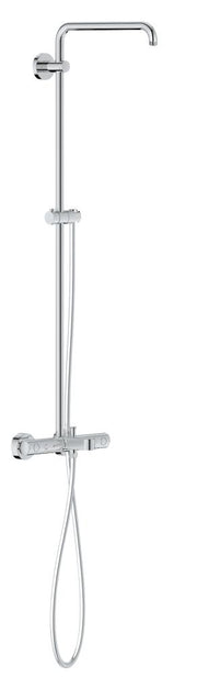 Euphoria Shower System Shower system with bath thermostat for wall mounting