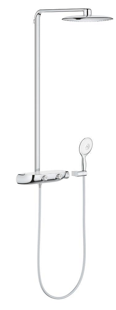 Rainshower System SmartControl Mono 360 Shower system with thermostat for wall mounting