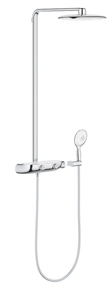 Rainshower System SmartControl Mono 360 Shower system with thermostat for wall mounting