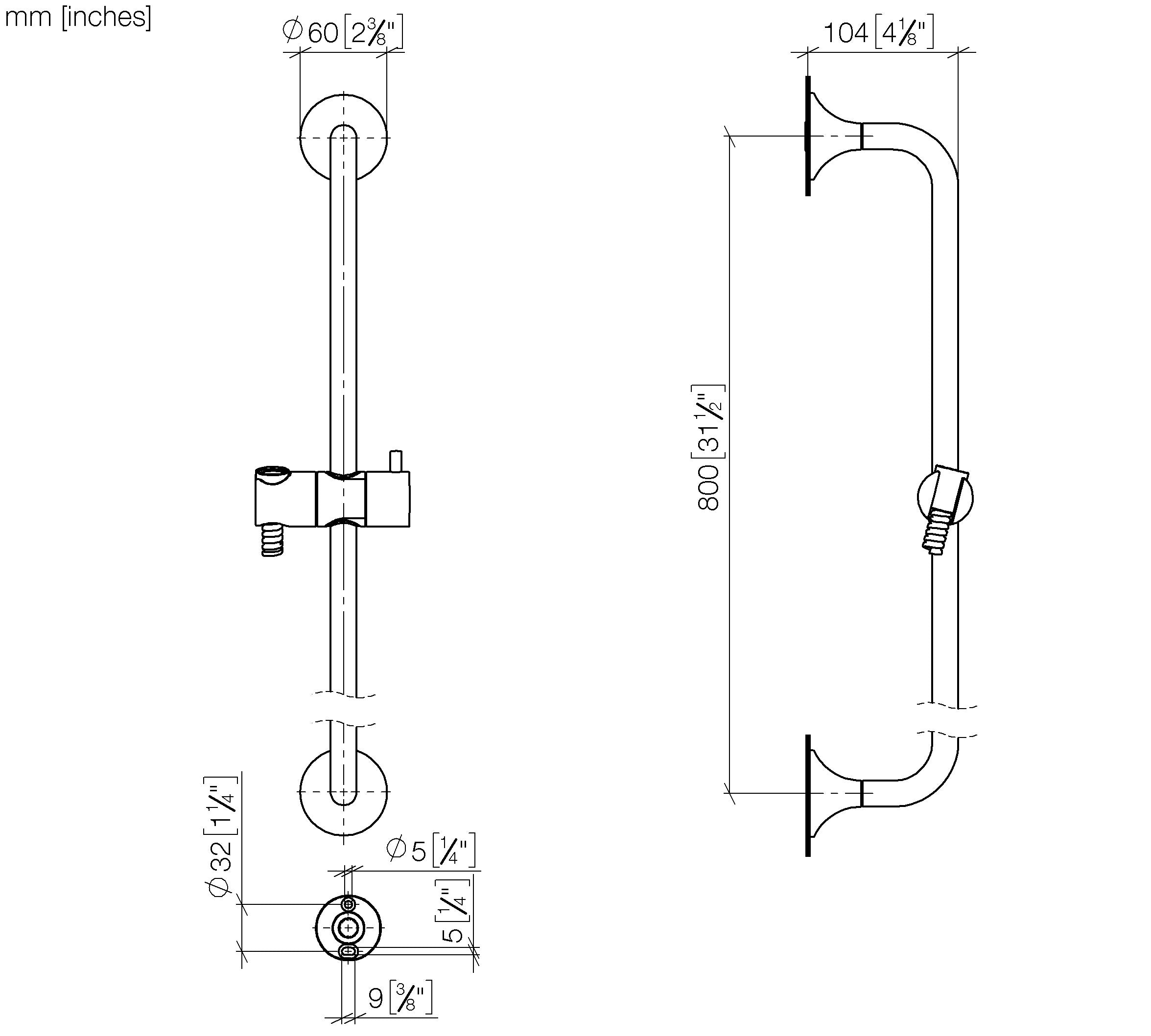 Vaia Shower Set Chrome