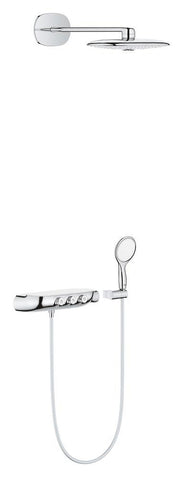 Rainshower System SmartControl Duo 360 Combi shower system with thermostat, exposed/concealed