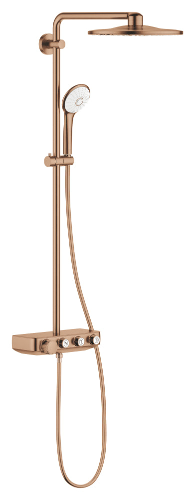 Euphoria SmartControl System 310 Shower system with thermostat for wall mounting