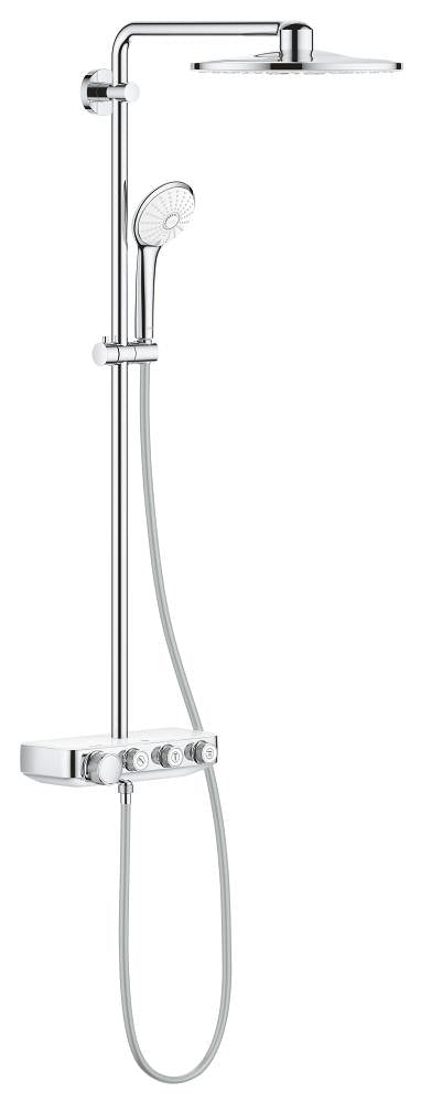 Euphoria SmartControl System 310 Shower system with thermostat for wall mounting