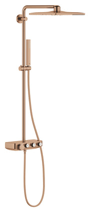 Euphoria SmartControl System 310 Cube Shower system with thermostat for wall mounting