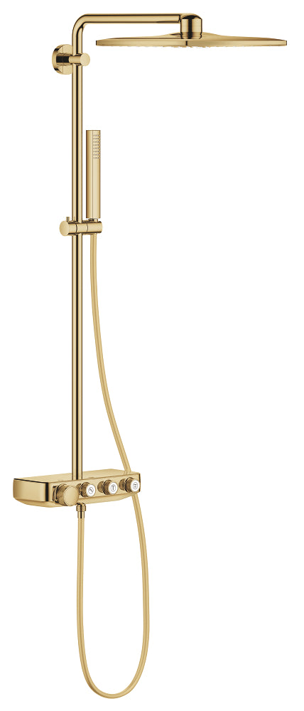 Euphoria SmartControl System 310 Cube Shower system with thermostat for wall mounting