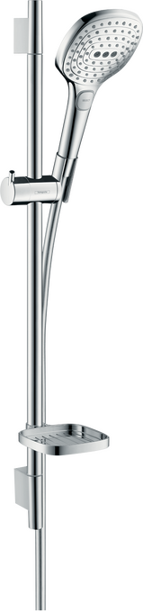 Raindance Select E Shower set 120 3jet with shower rail 65 cm and soap dish