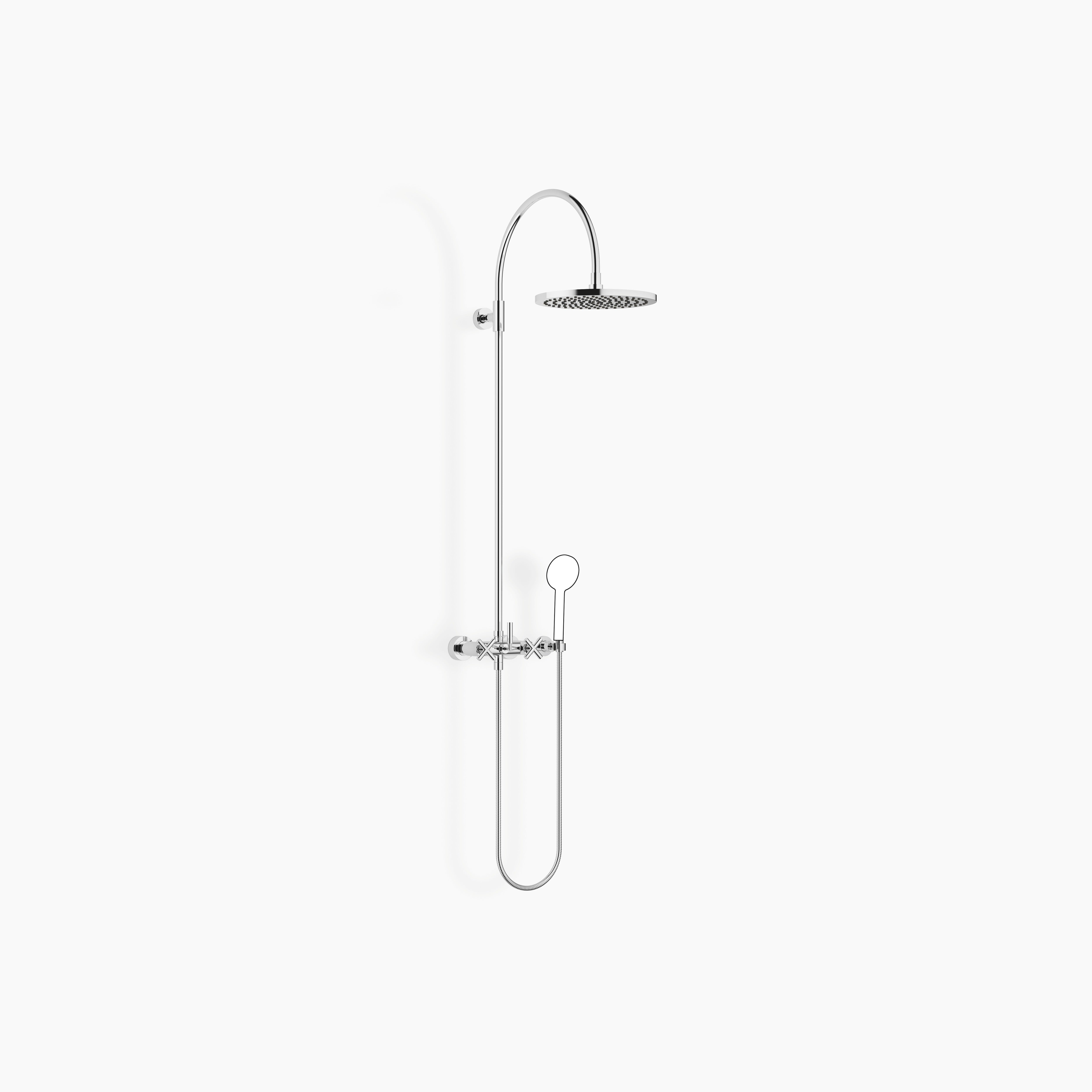 Tara Showerpipe With Shower Mixer 300 mm Chrome