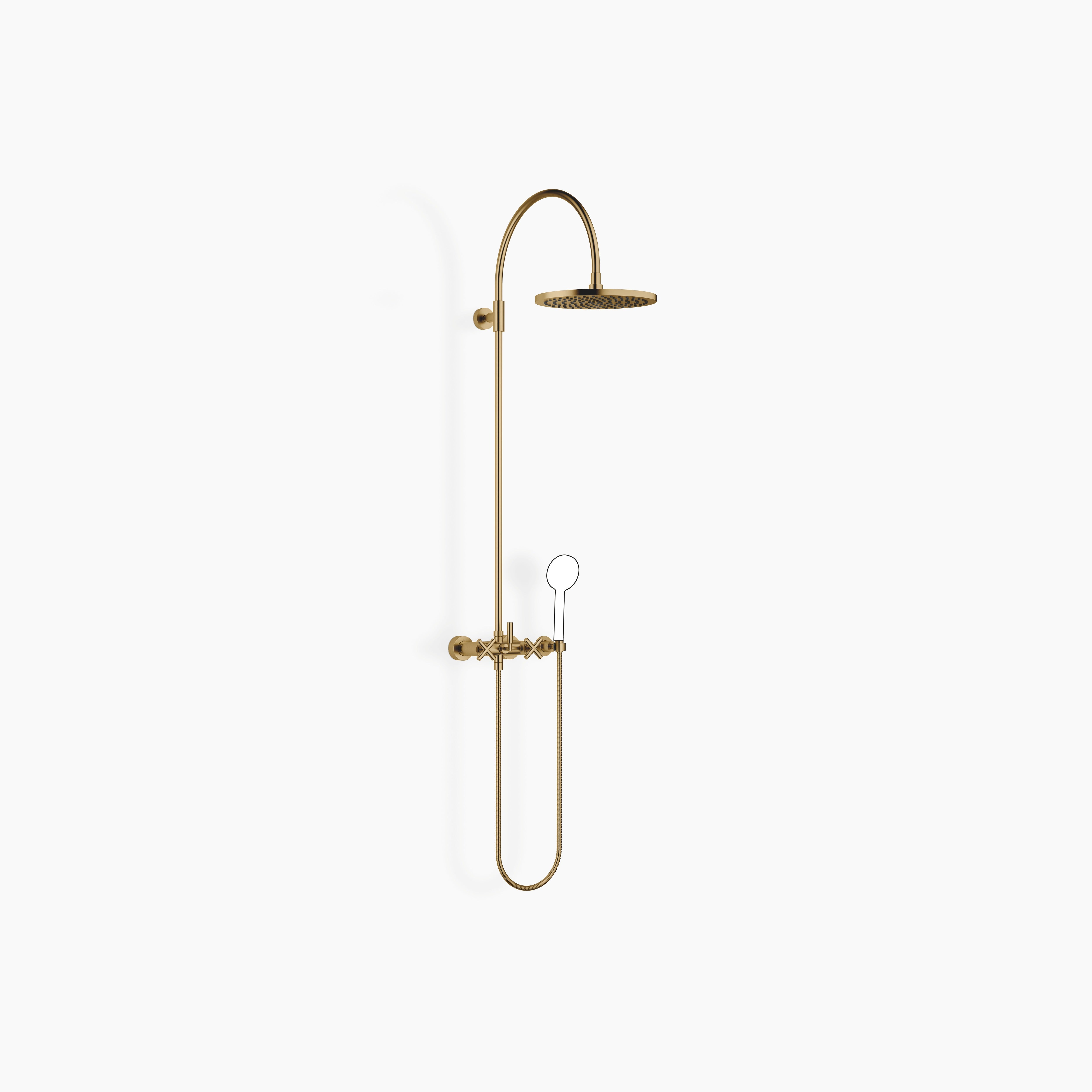 Tara Showerpipe With Shower Mixer 300 mm Chrome