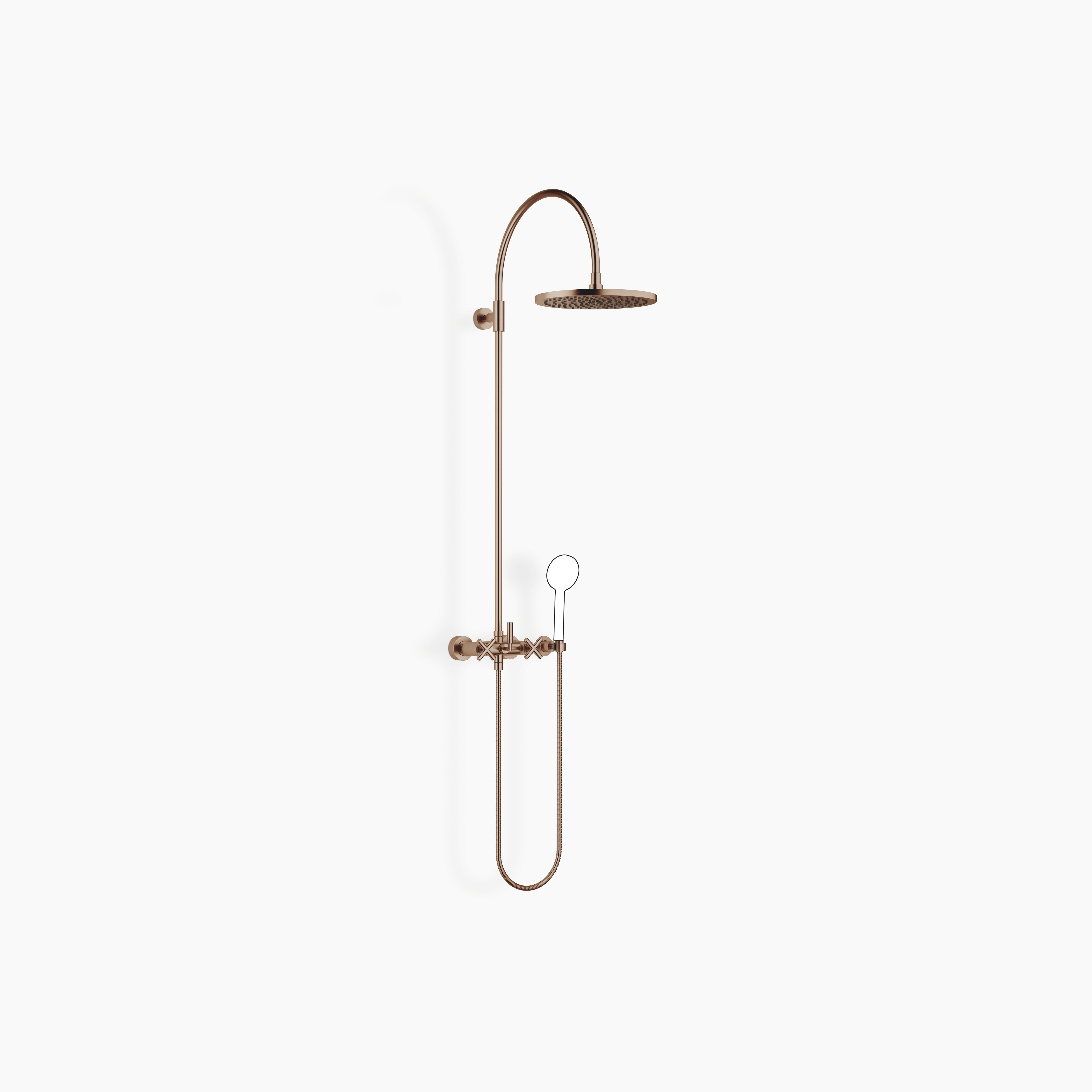 Tara Showerpipe With Shower Mixer 300 mm Chrome