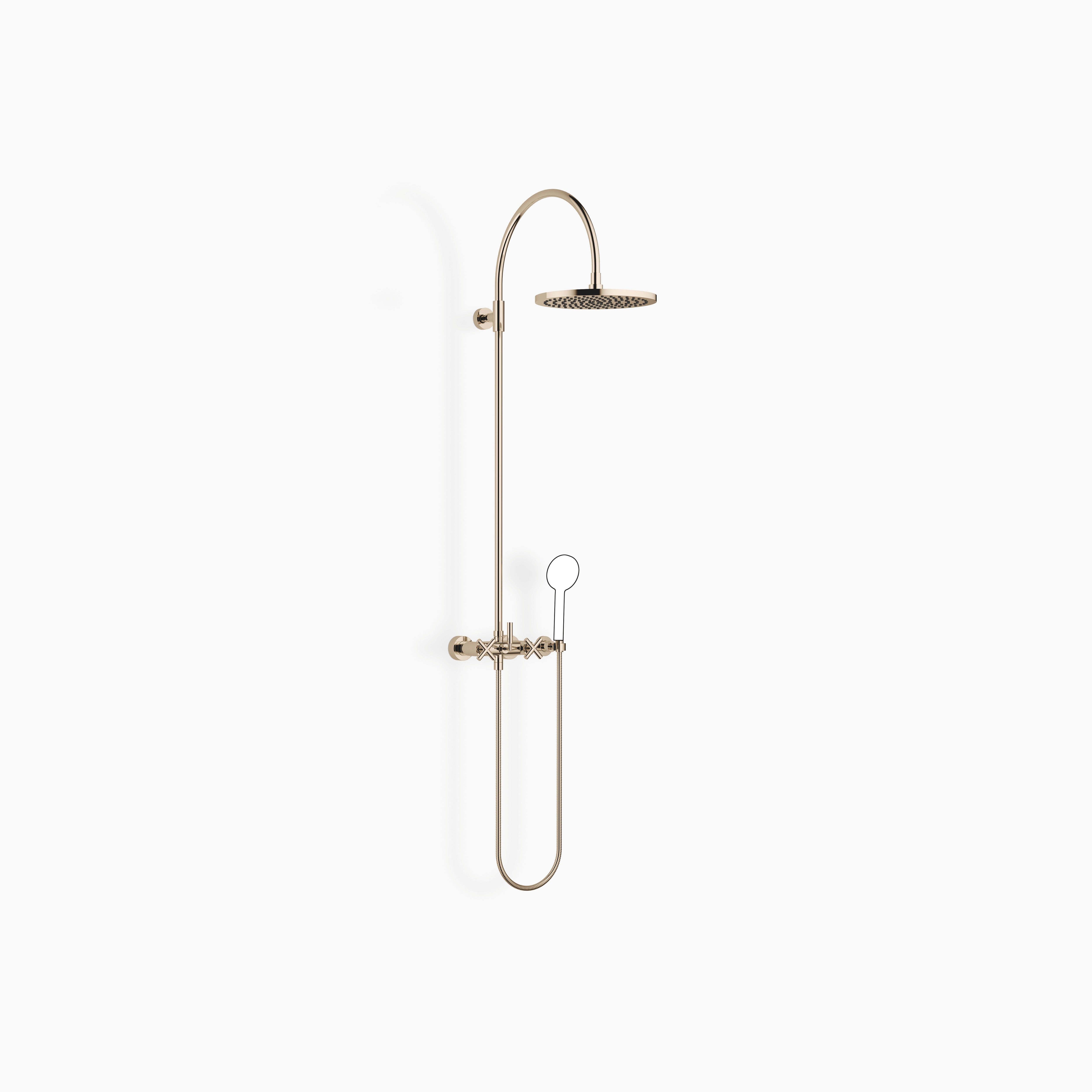 Tara Showerpipe With Shower Mixer 300 mm Chrome