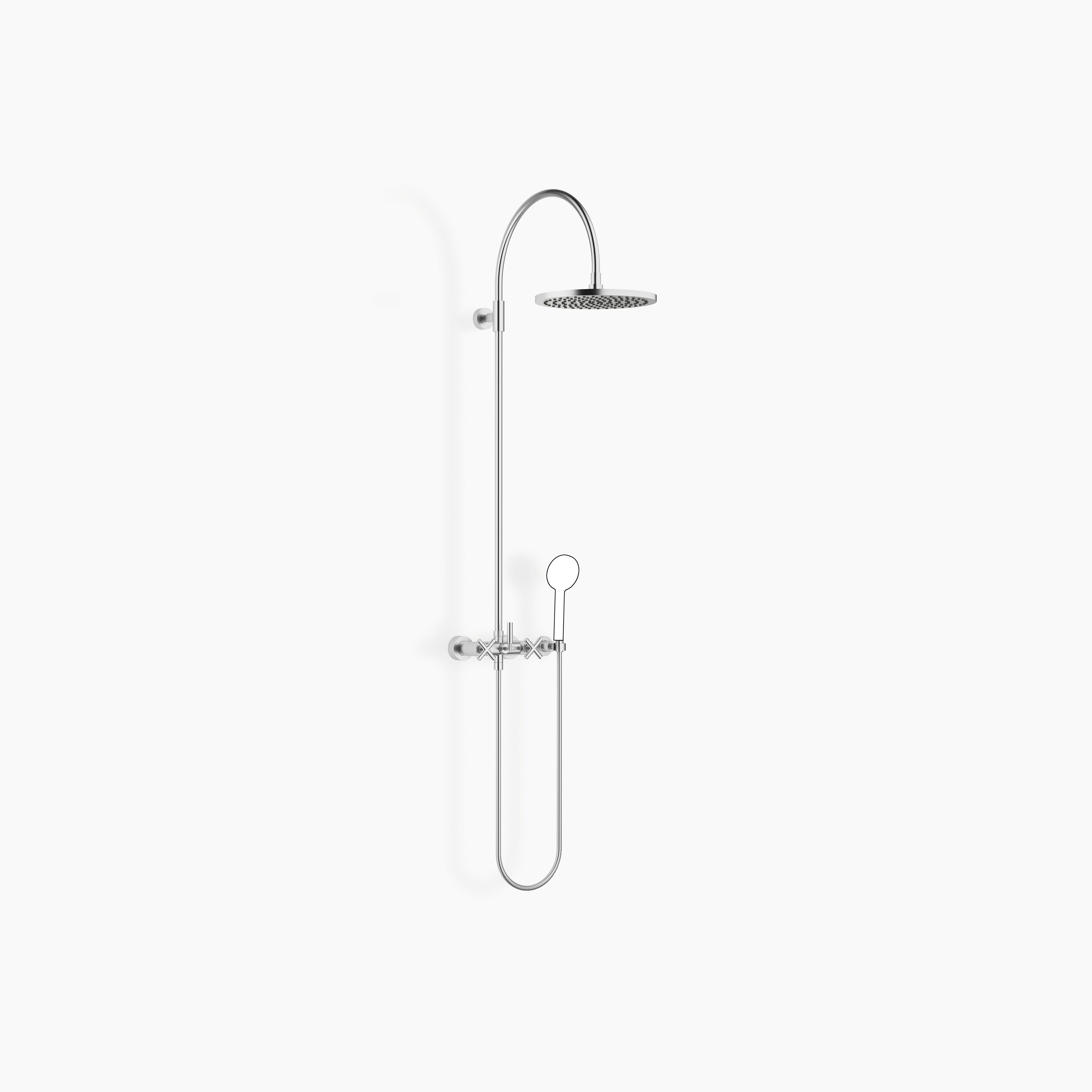 Tara Showerpipe With Shower Mixer 300 mm Chrome