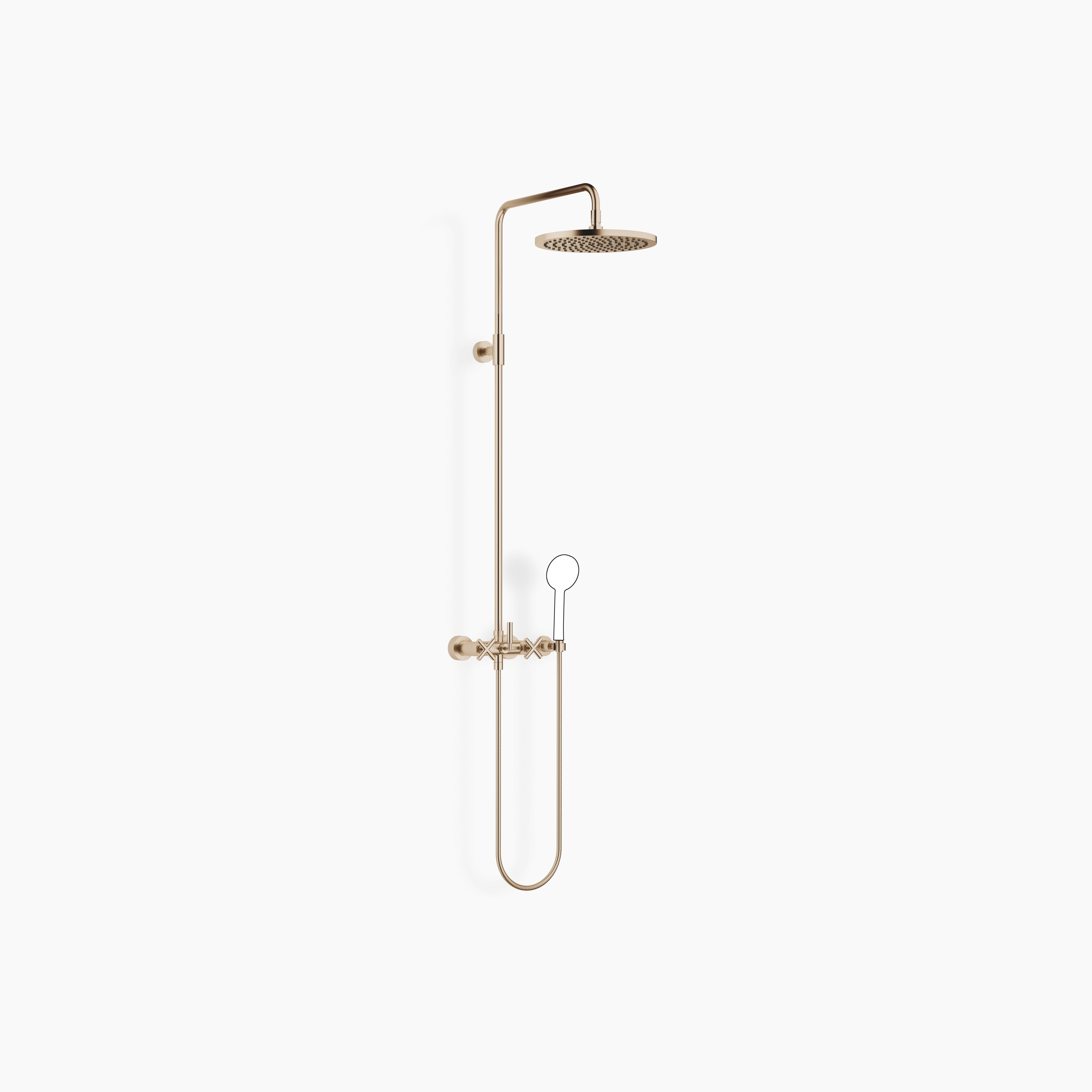 Tara Showerpipe Without Hand Shower 300 mm Chrome