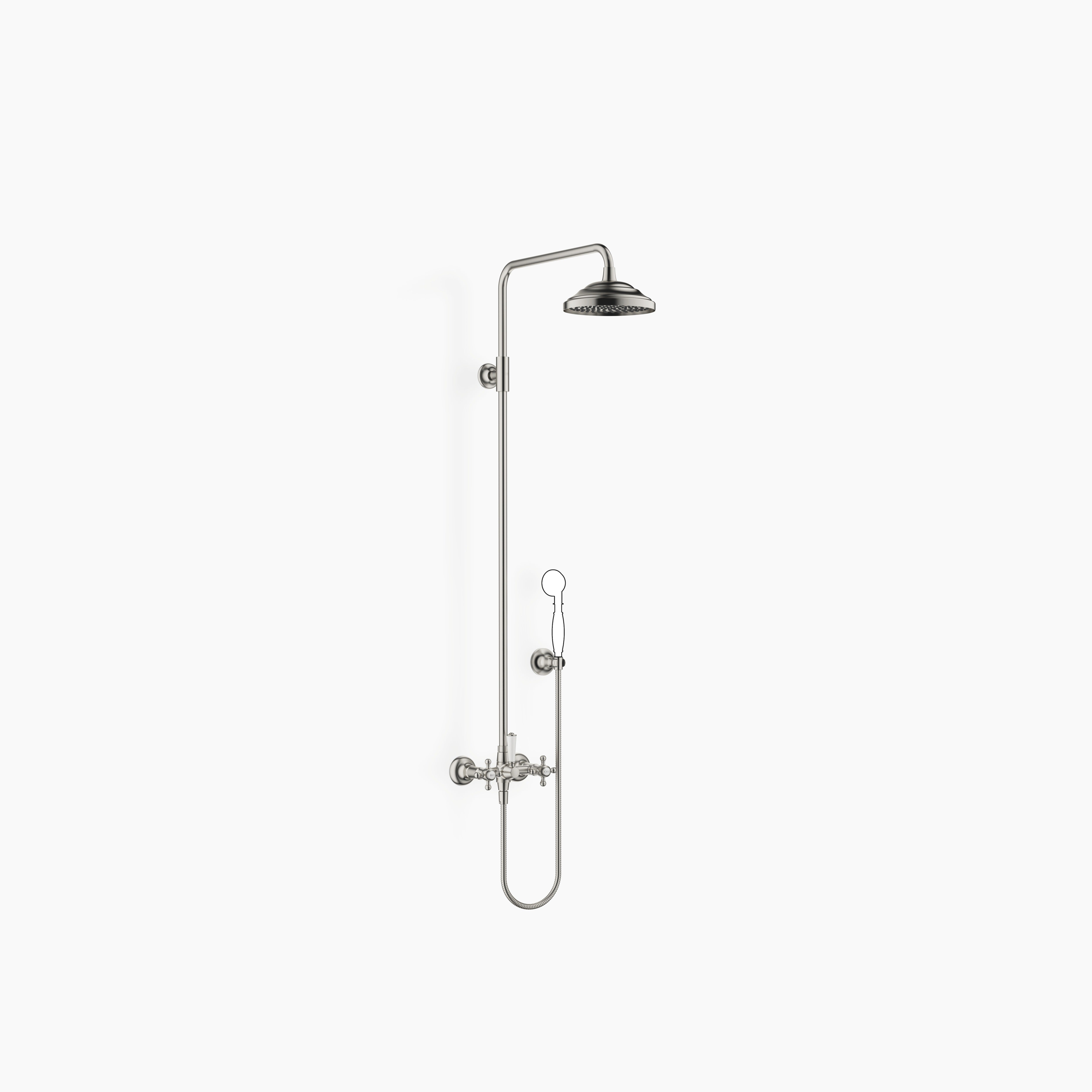 Madison Showerpipe With Shower Mixer Without Hand Shower Chrome
