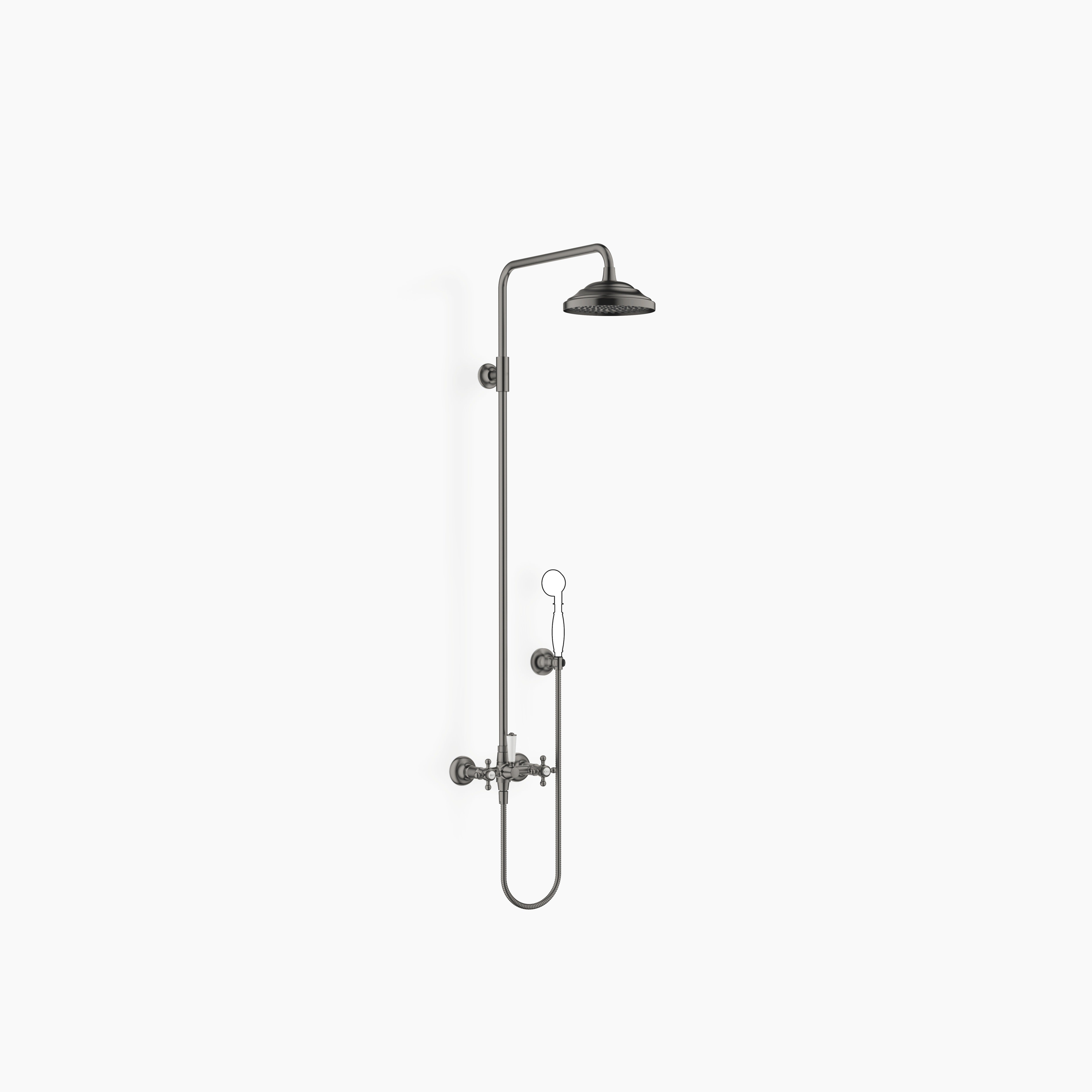 Madison Showerpipe With Shower Mixer Without Hand Shower Chrome