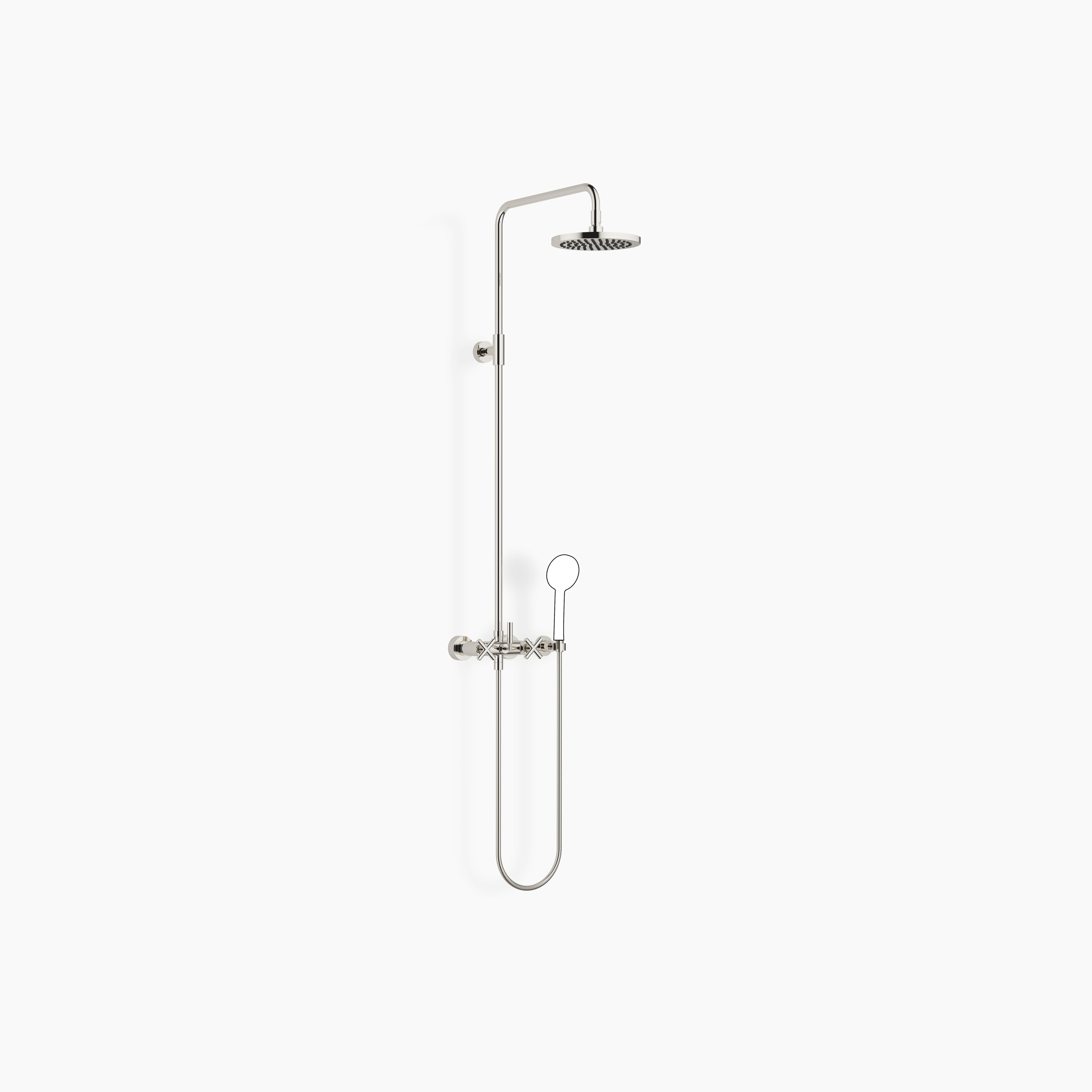 Tara Showerpipe Without Hand Shower Flowreduce 220 mm Chrome