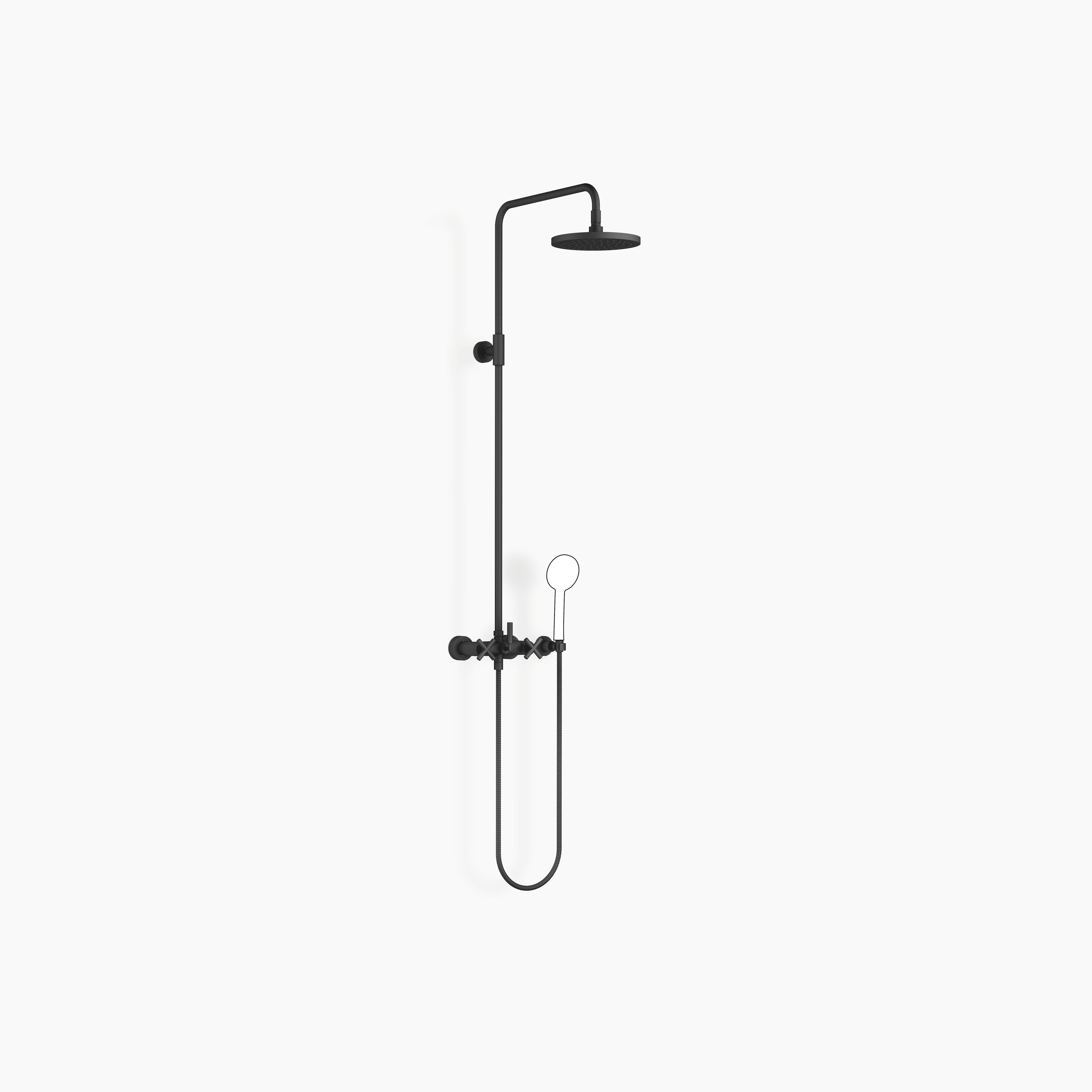 Tara Showerpipe Without Hand Shower Flowreduce 220 mm Chrome
