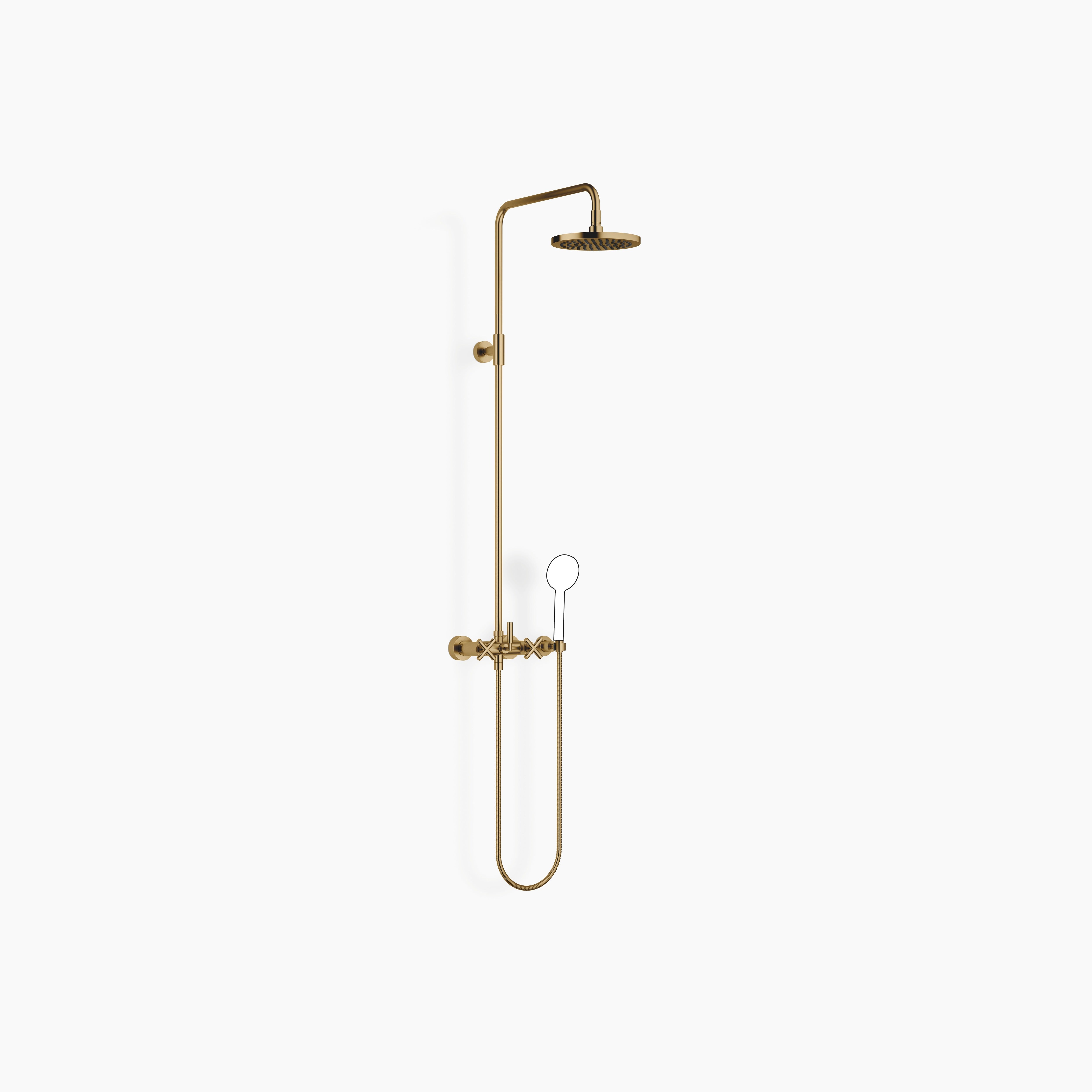 Tara Showerpipe Without Hand Shower Flowreduce 220 mm Chrome