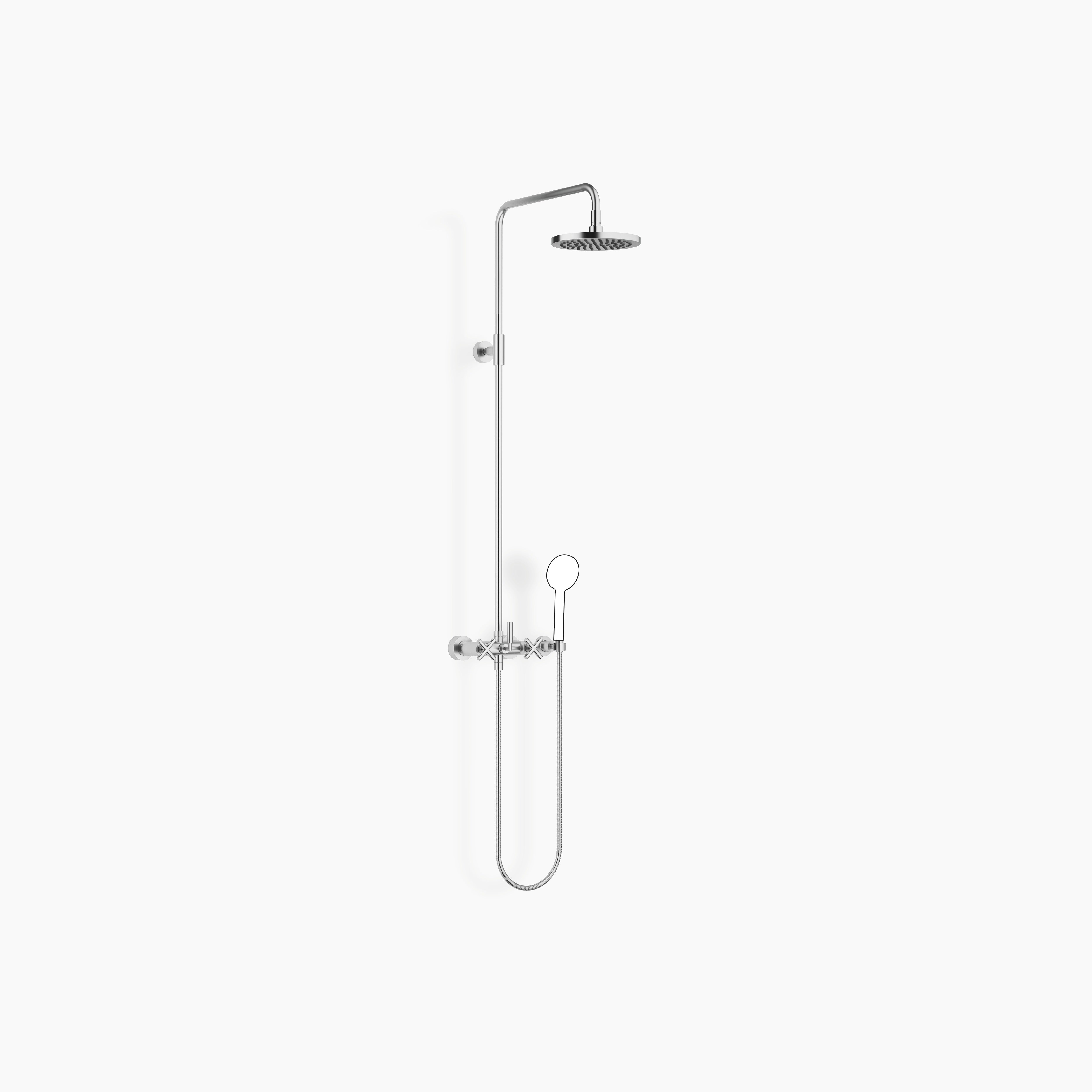 Tara Showerpipe Without Hand Shower Flowreduce 220 mm Chrome